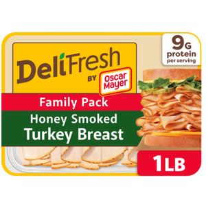 Oscar Mayer Deli Fresh Honey Smoked Turkey Breast Sliced Deli Meat, 16oz