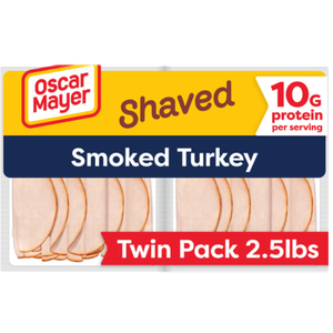 Oscar Mayer Shaved Smoked Turkey Breast, 40oz