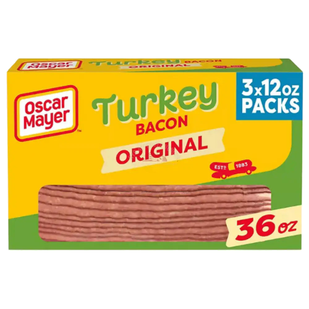 Oscar Mayer Turkey Bacon 3-12oz. Packs Meat