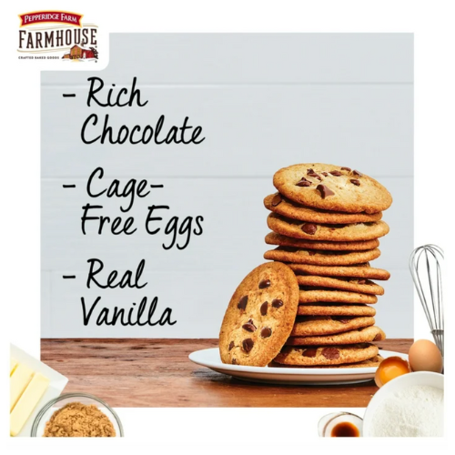 Pepperidge Farm Farmhouse Milk Chocolate Chip Cookies, 6.9oz view 2
