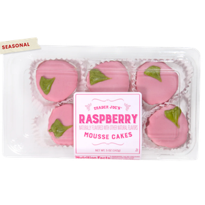 Raspberry Mousse Cakes, 5oz