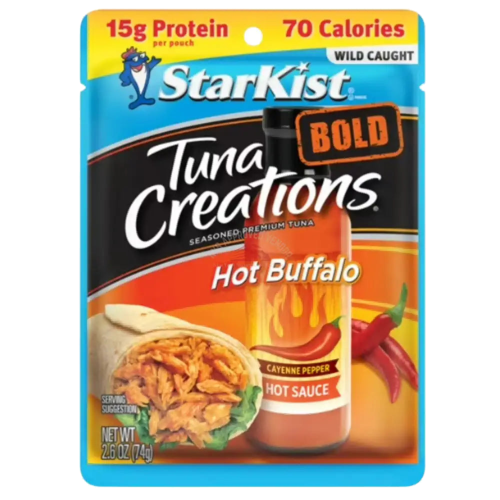 StarKist Tuna Creations Bold Hot Buffalo 2.6oz Fish