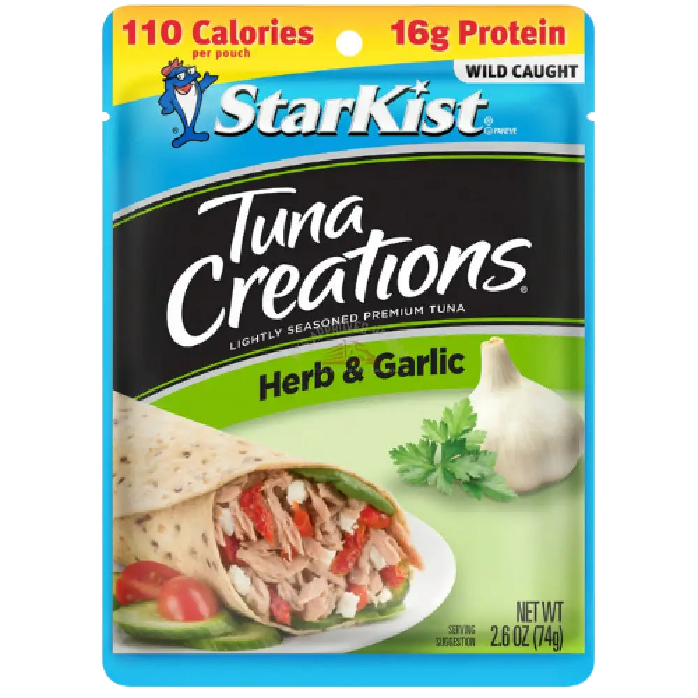StarKist Tuna Creations Herb and Garlic 2.6oz Fish