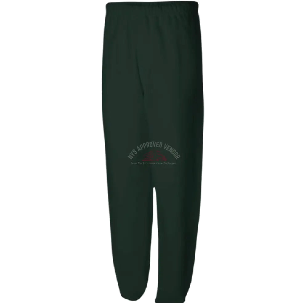 Sweatpants w/Pockets 100% Cotton (Green) Sweatpants