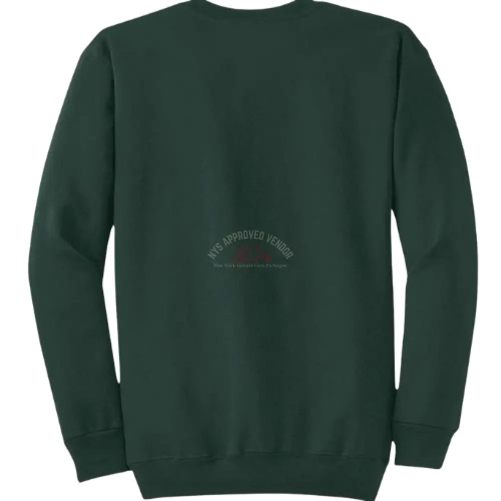 Sweatshirt 100% Cotton (Green) S Sweatshirt