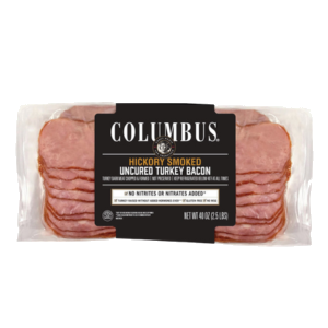 Turkey Bacon, Hickory Smoked, Sliced, 2.5 lbs