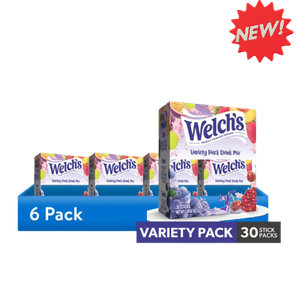Welch's Grape Drink Mix 6 - 30ct Boxes Bundle, 14.34oz