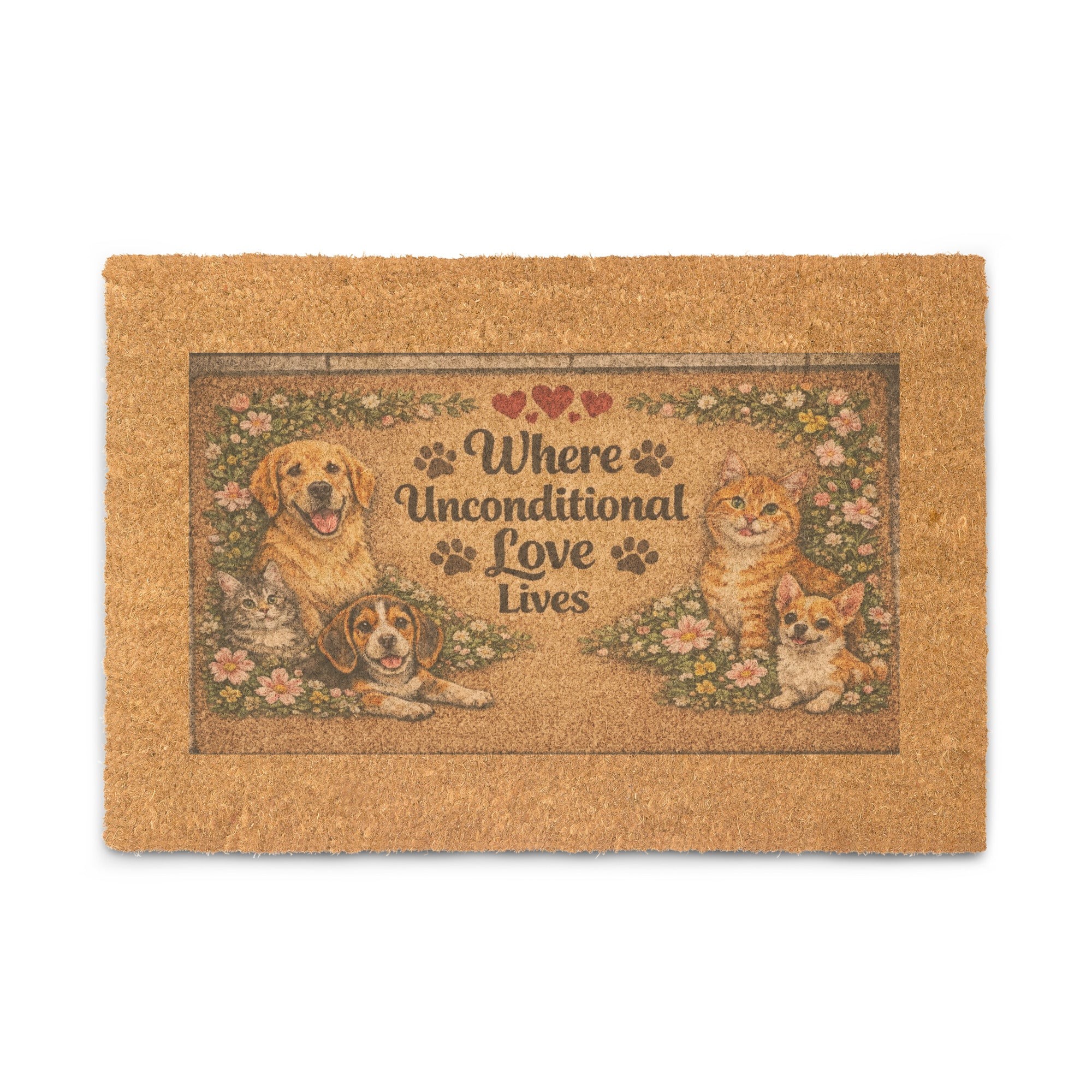 Coir Doormat Pets