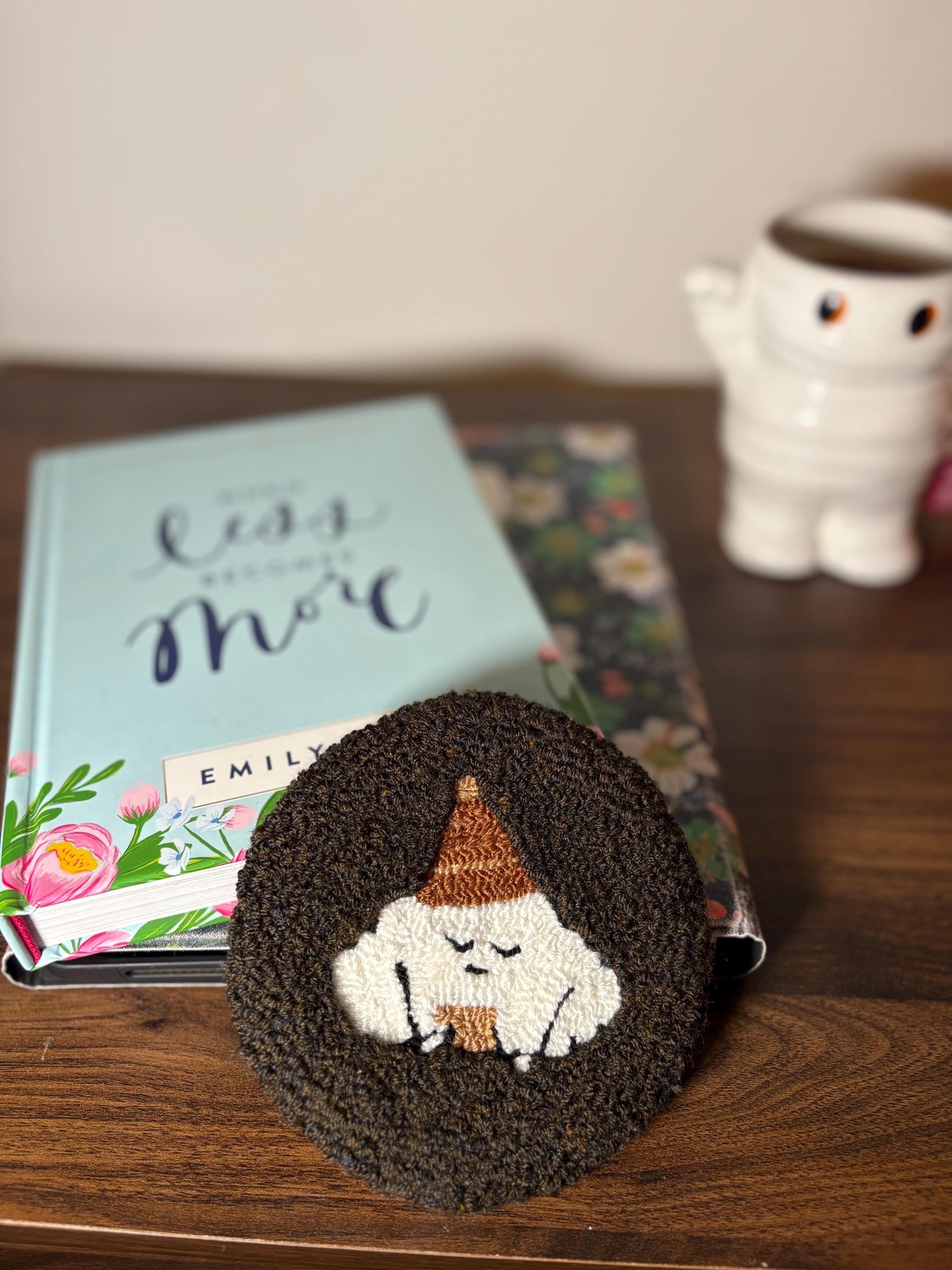 Cloud with Mug Coaster – Handmade Cozy Fall Home Décor, view 2