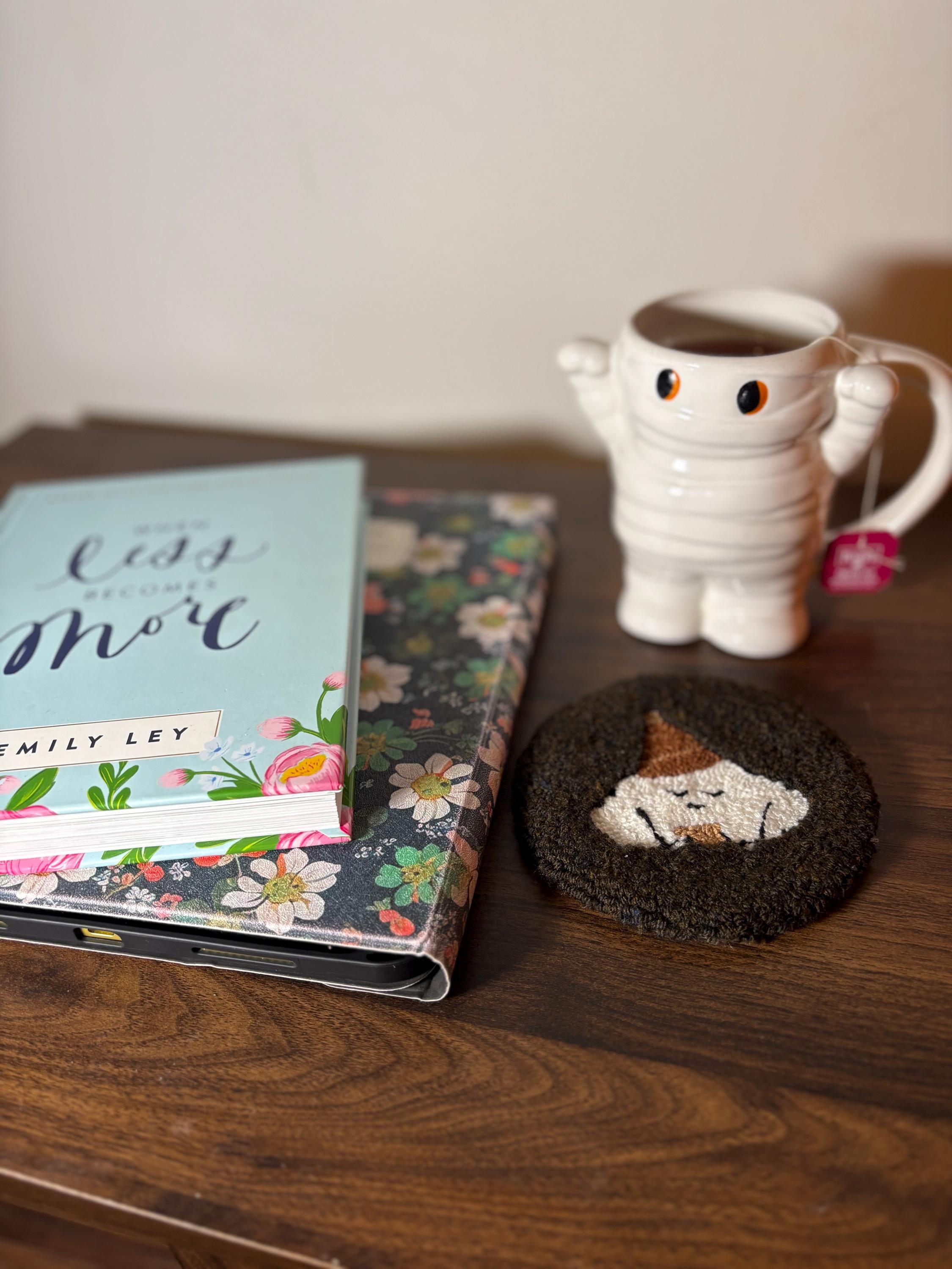 Cloud with Mug Coaster – Handmade Cozy Fall Home Décor, view 3
