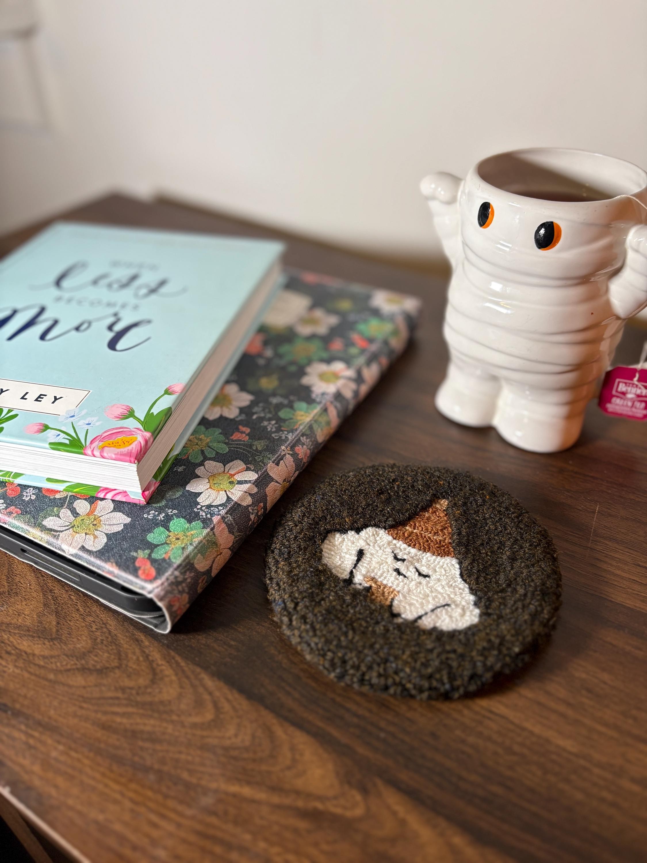 Cloud with Mug Coaster – Handmade Cozy Fall Home Décor, view 4