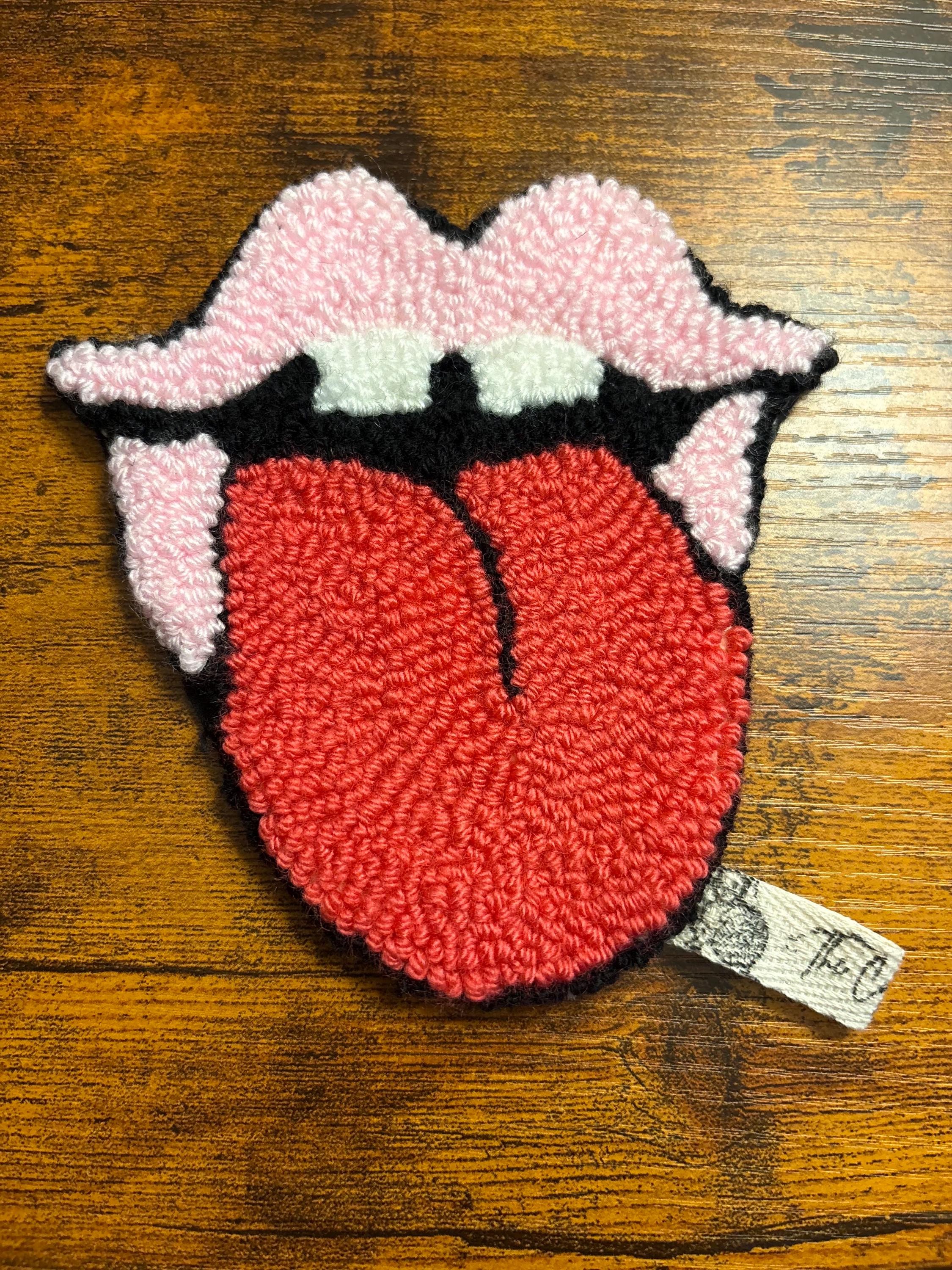 Gap-Toothed Mouth Coaster