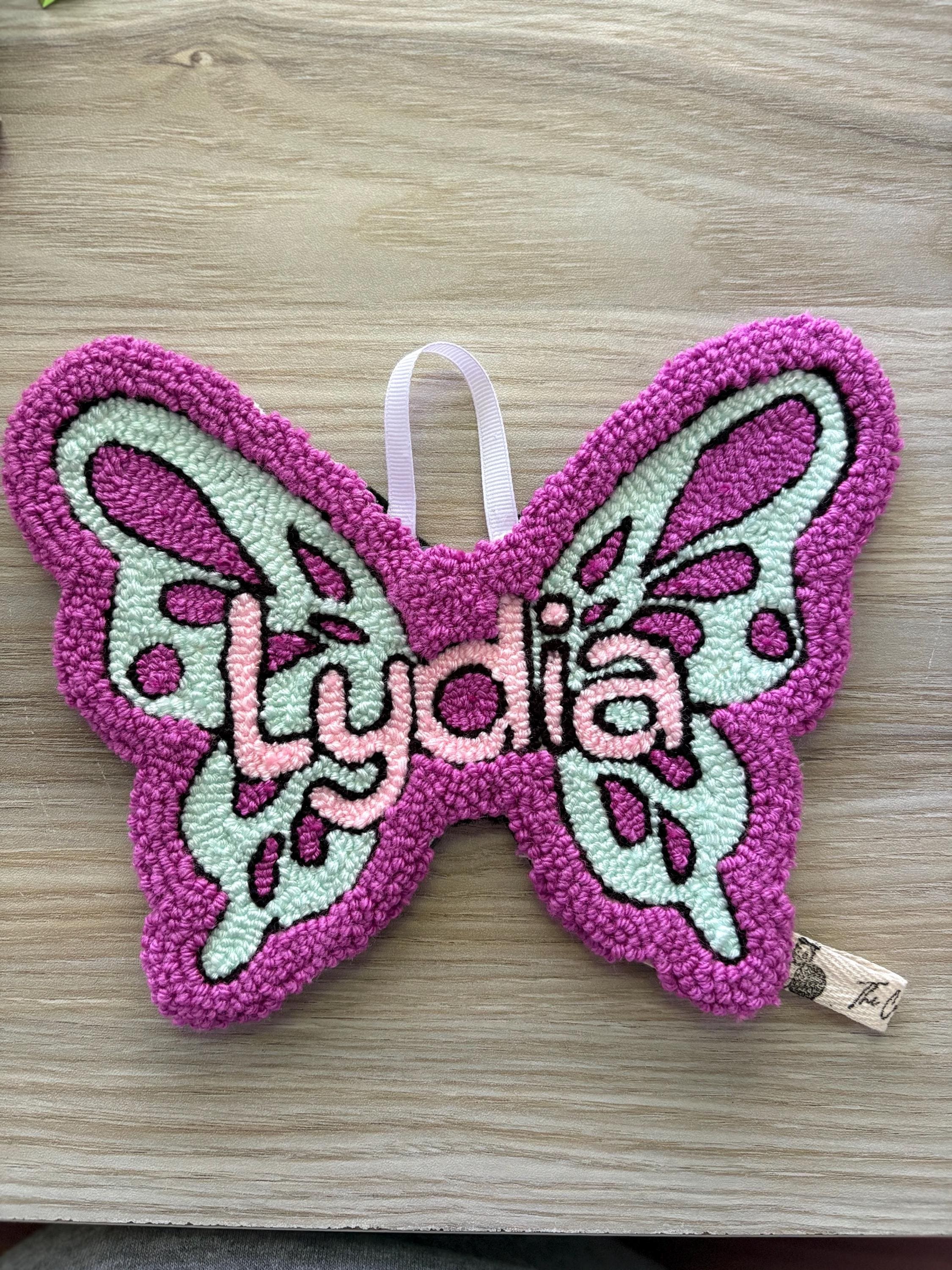 Personalized Butterfly Door Hanger