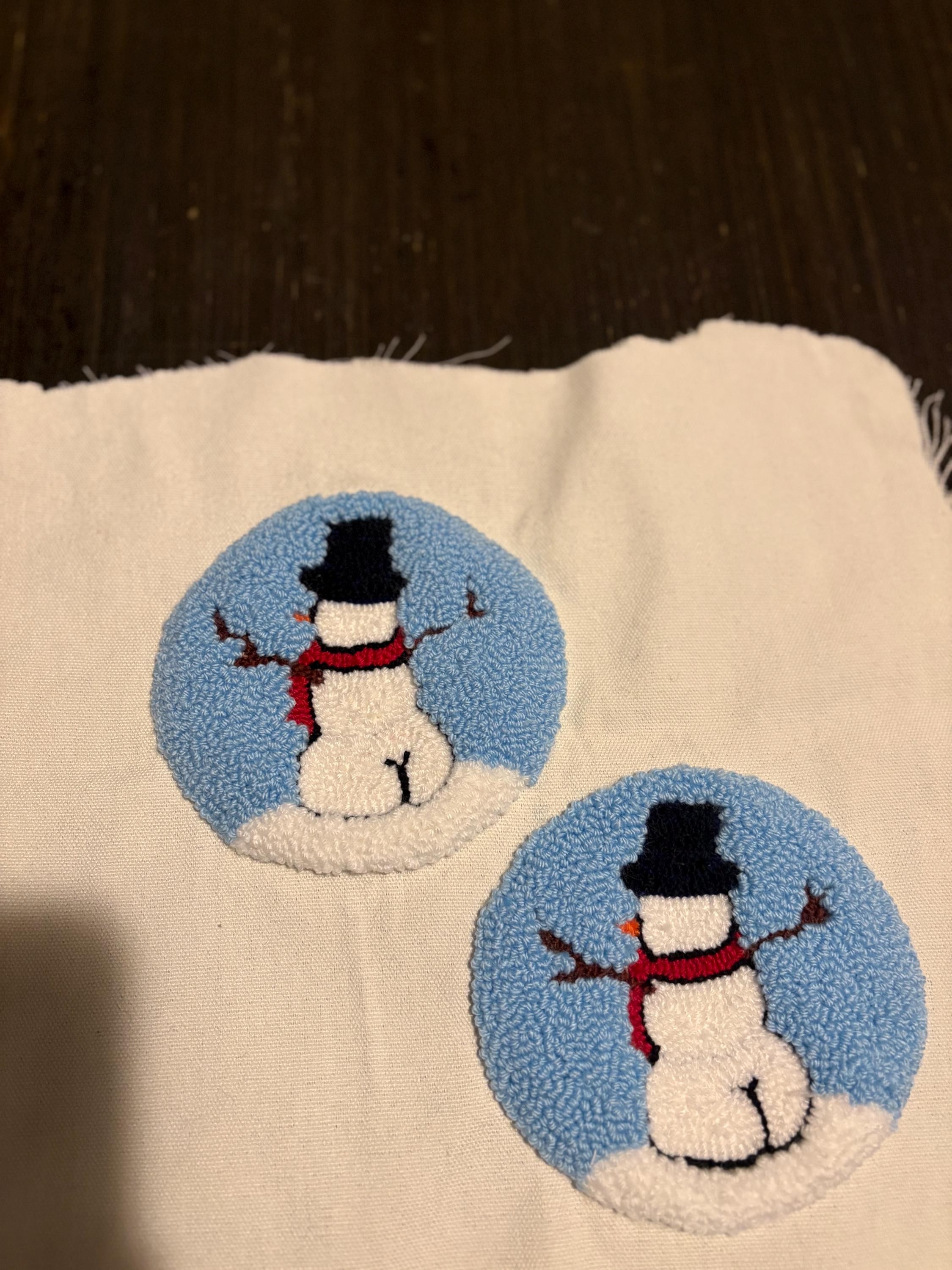 Cheeky Snowman Coaster, view 2