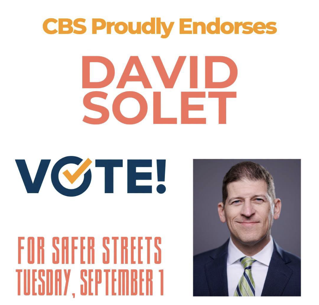 Cambridge Bicycle Safety endorsement graphic for David Solet