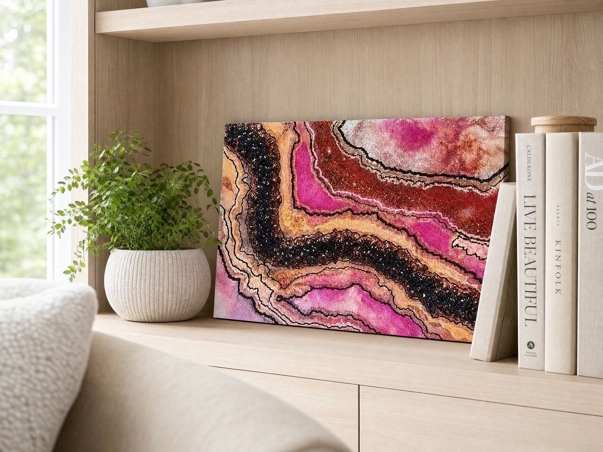 Geode of Joy handmade geode art