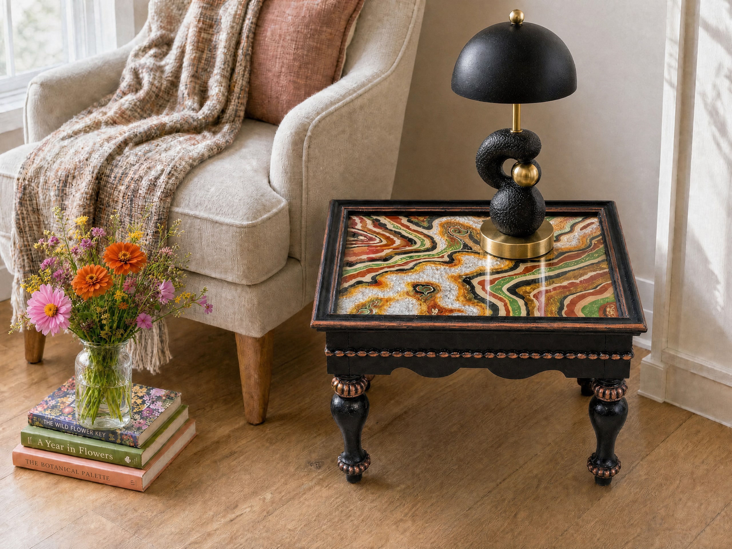 River of Grace handpainted furniture