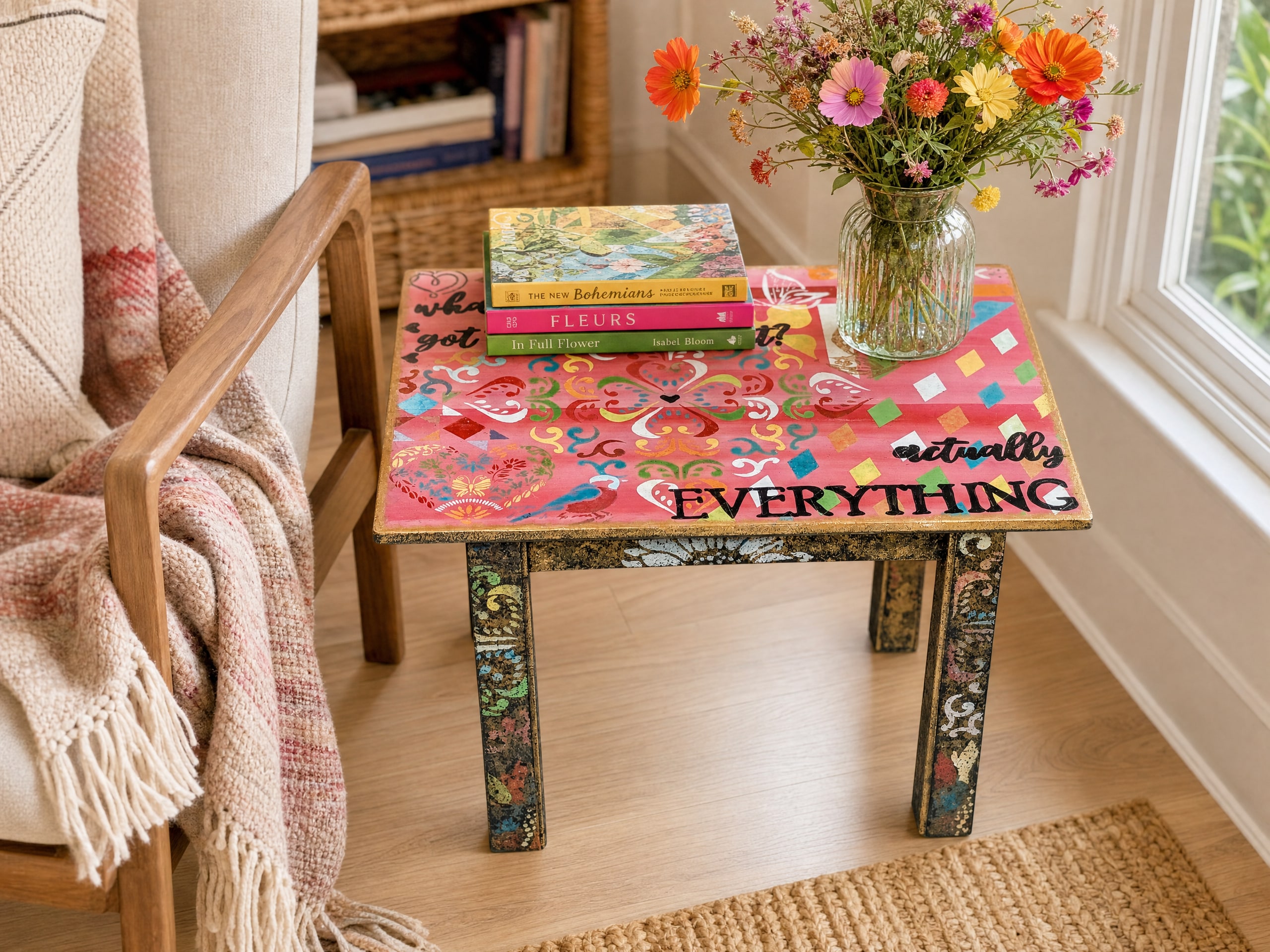 What Does Love Have To Do With It handpainted furniture