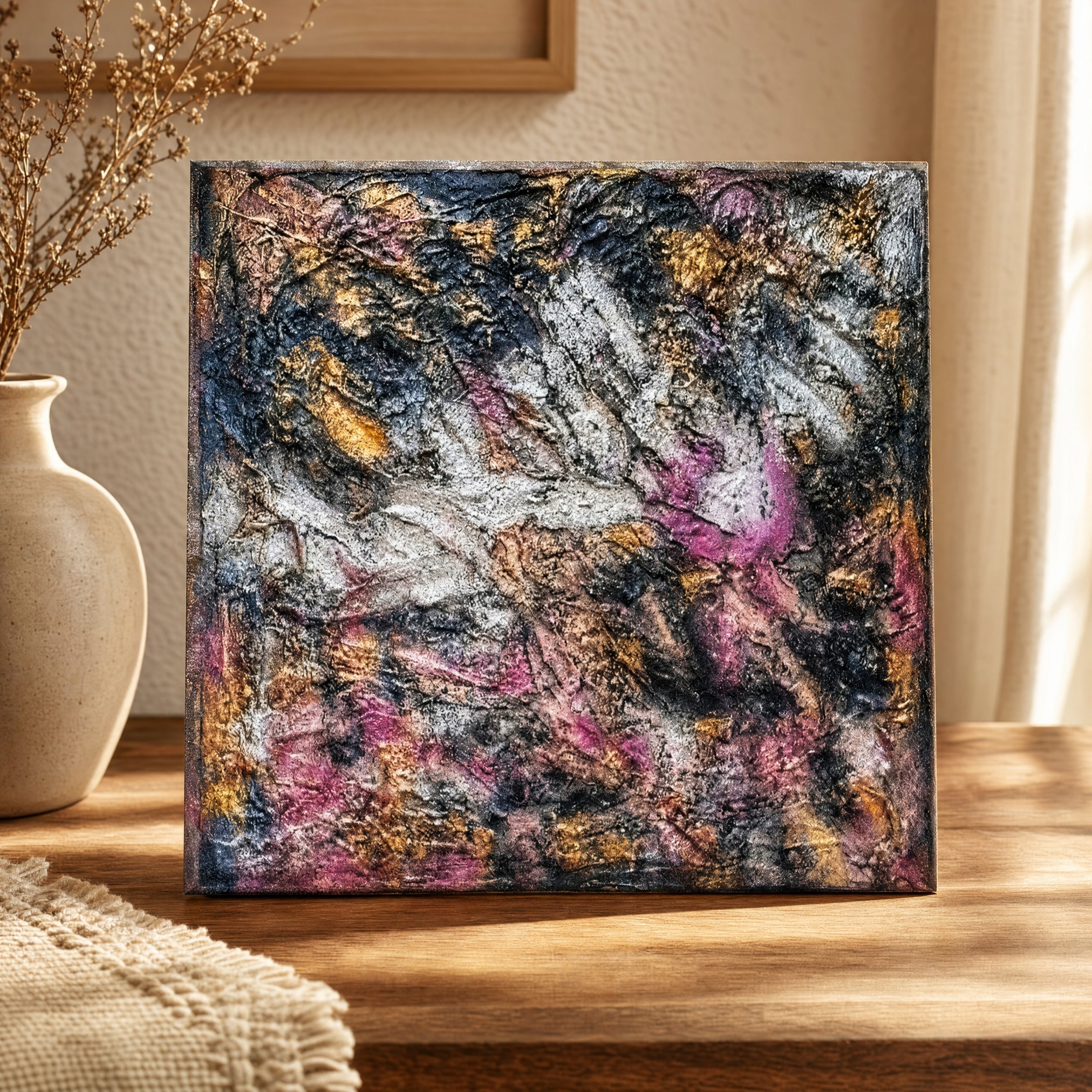 Grace in Chaos original mixed-media artwork