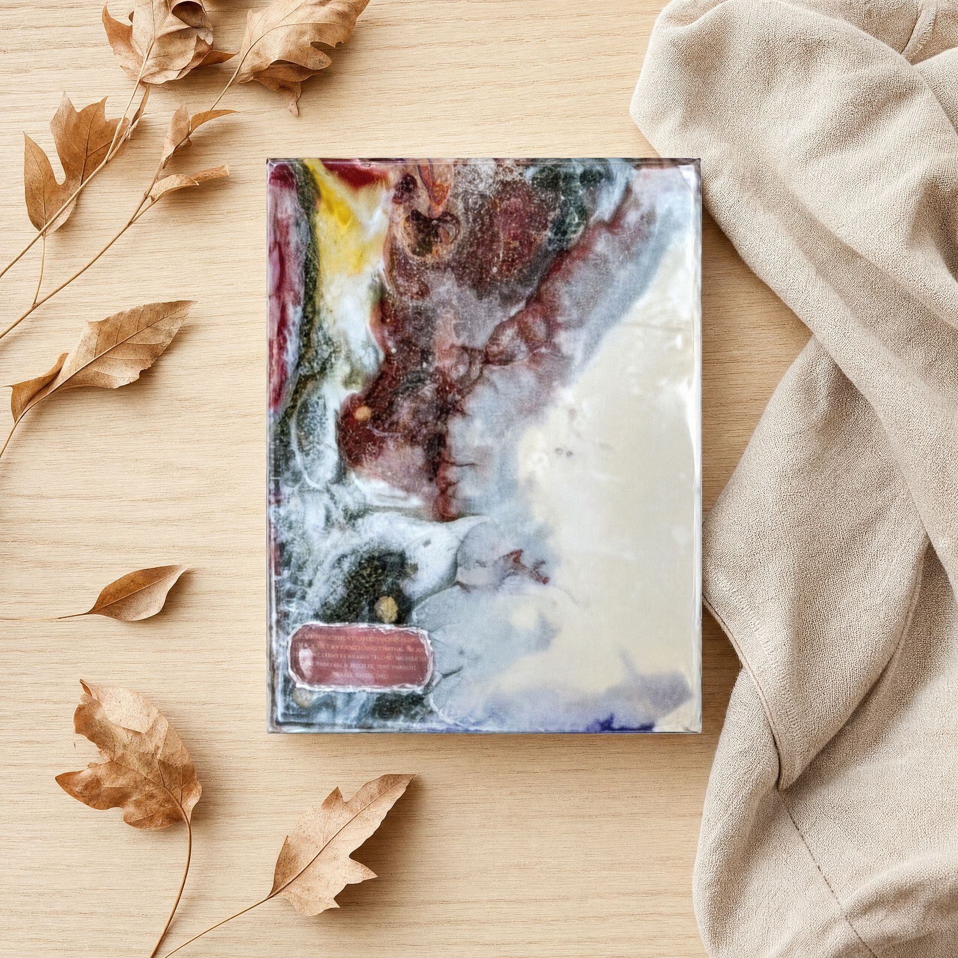 Every Creature Worships handmade resin artwork