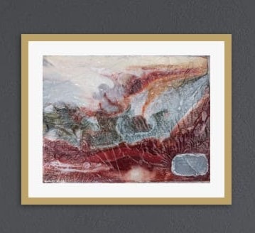 Heavens Declare Glory handmade resin artwork, view 4