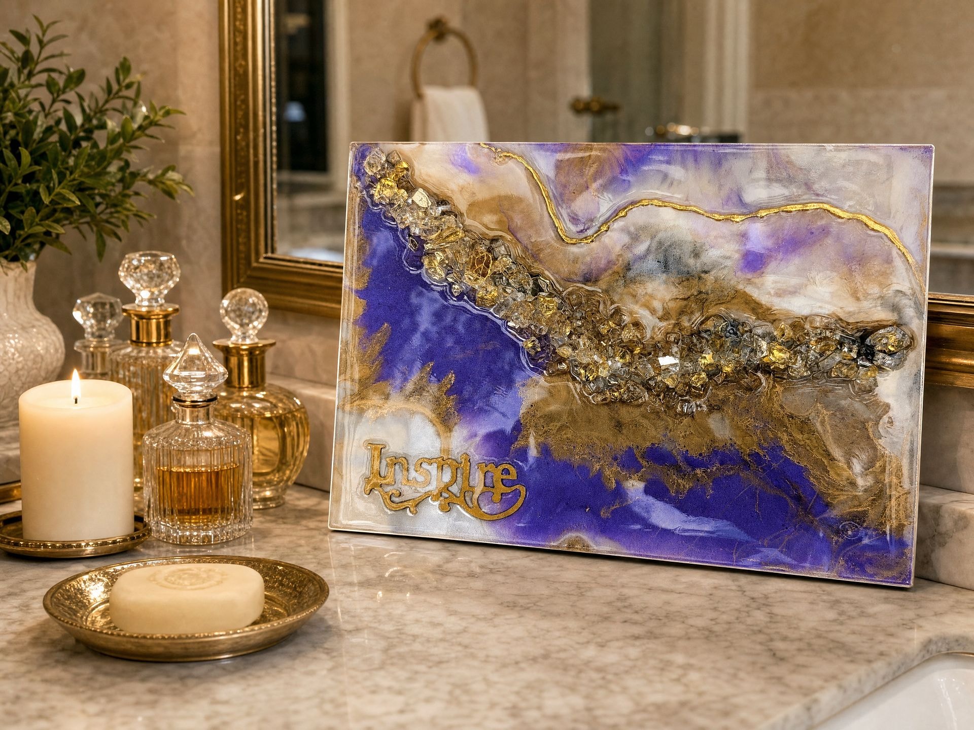 Inspired by Grace handmade resin artwork