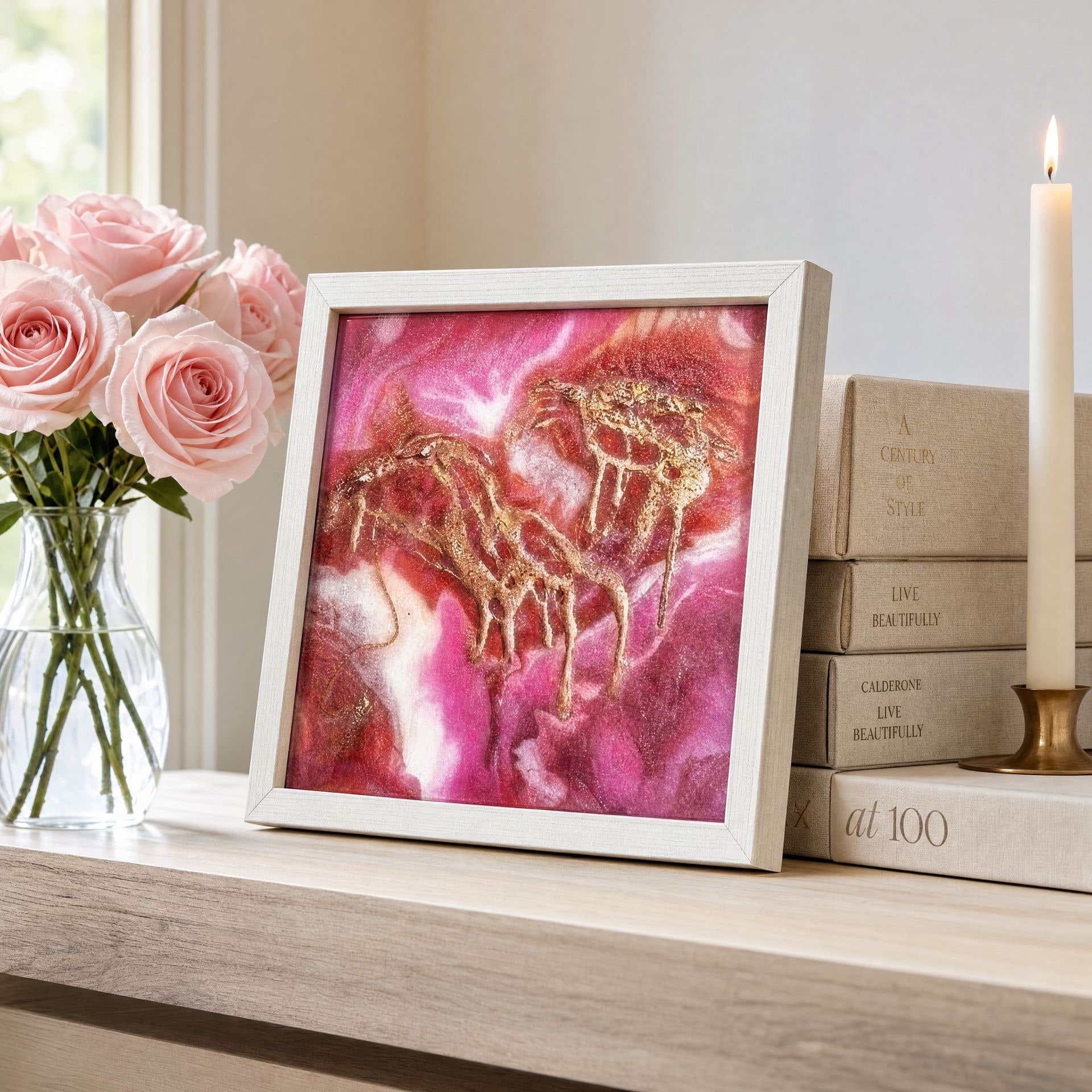 Redeemed in Grace handmade resin artwork