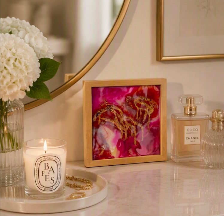 Redeemed in Grace handmade resin artwork, view 2