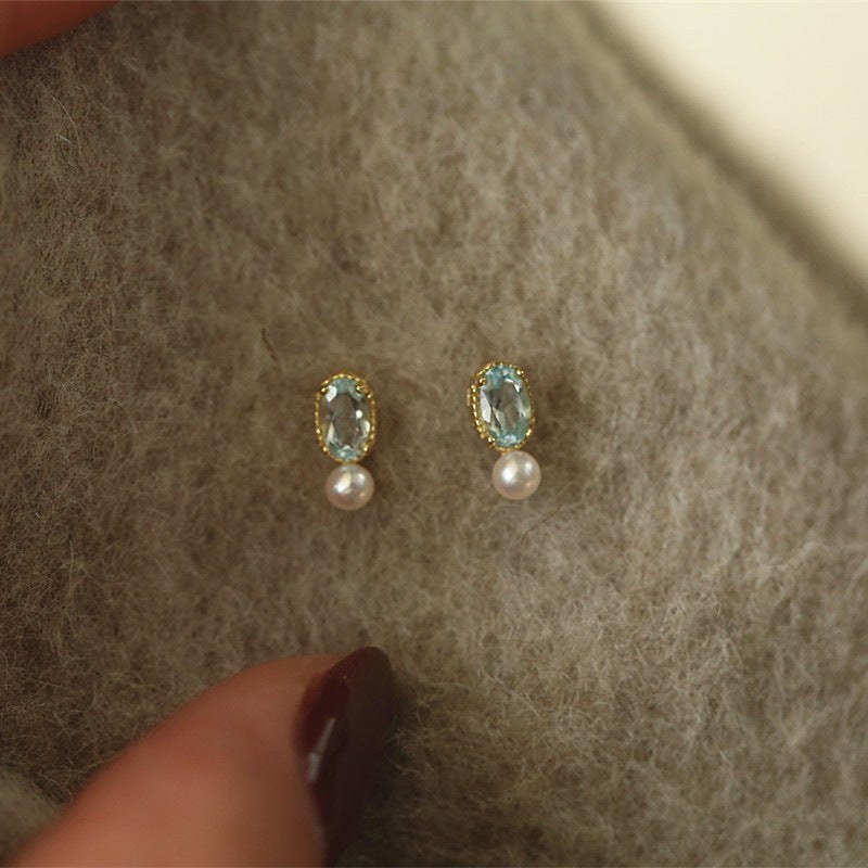 Vintage Pearl Stud Earrings