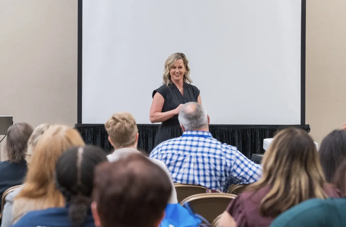 Joelle Moray facilitating a workplace workshop