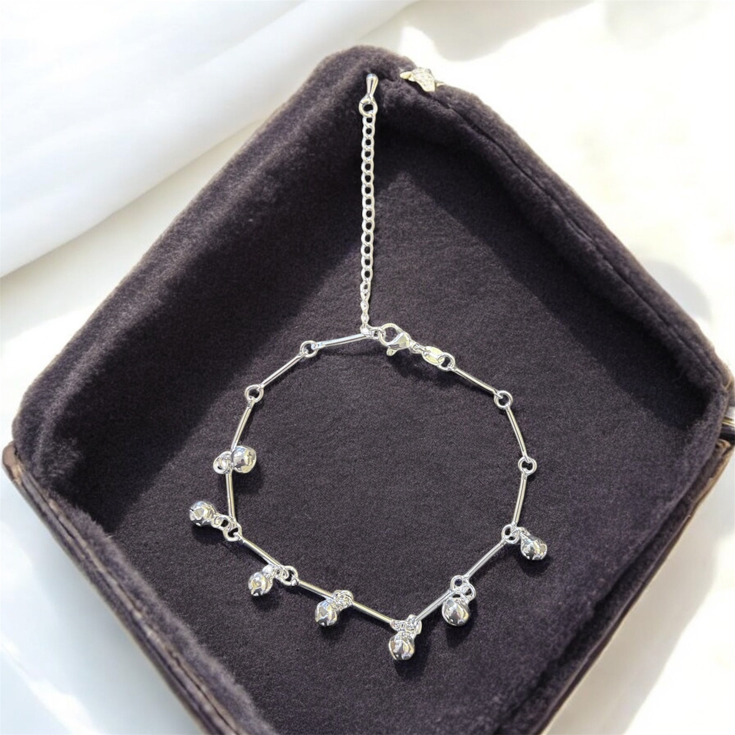 Sterling silver anklet from A Gift From Ethan