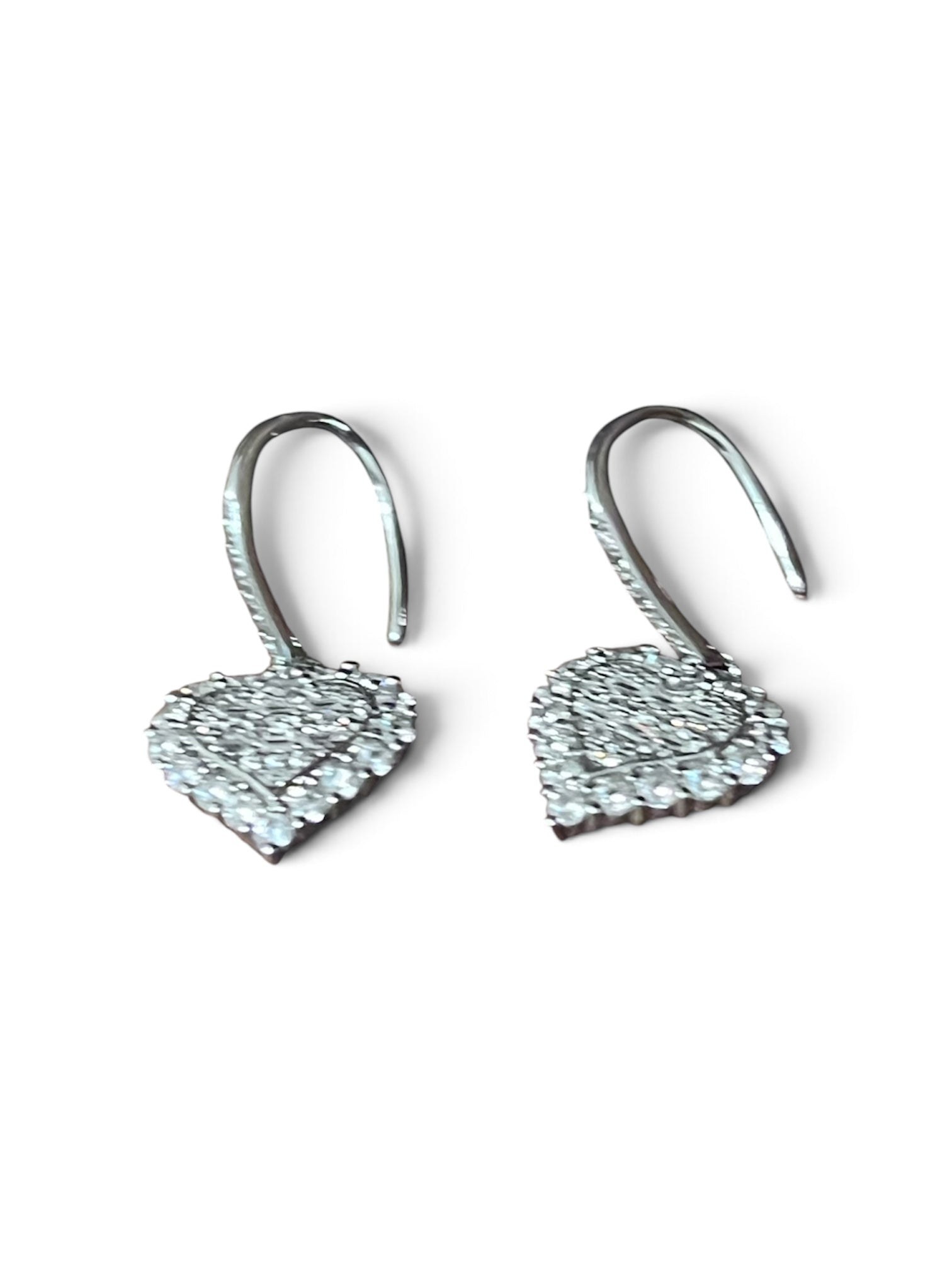 Sterling silver moissanite earrings from A Gift From Ethan