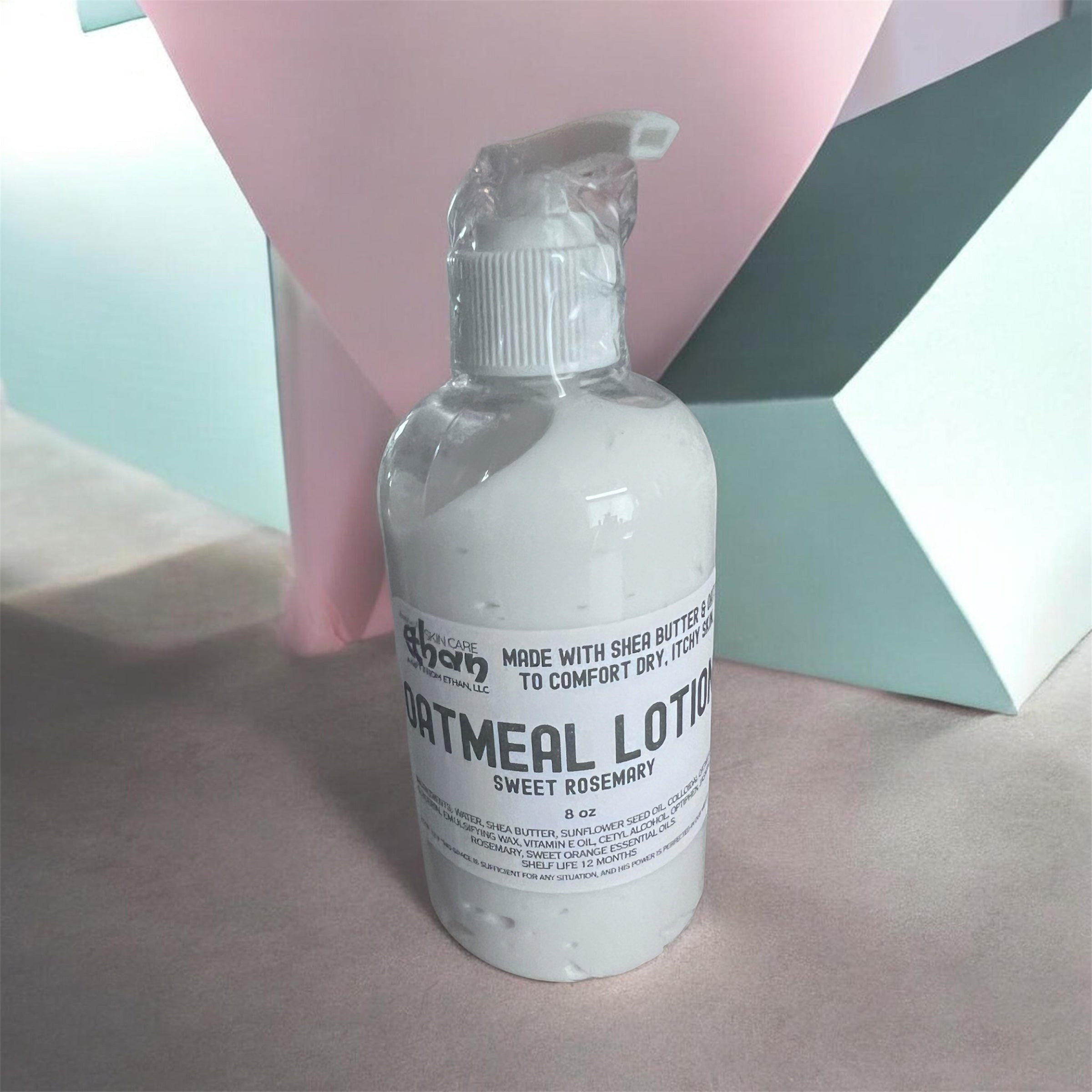 Sweet rosemary oatmeal lotion from A Gift From Ethan