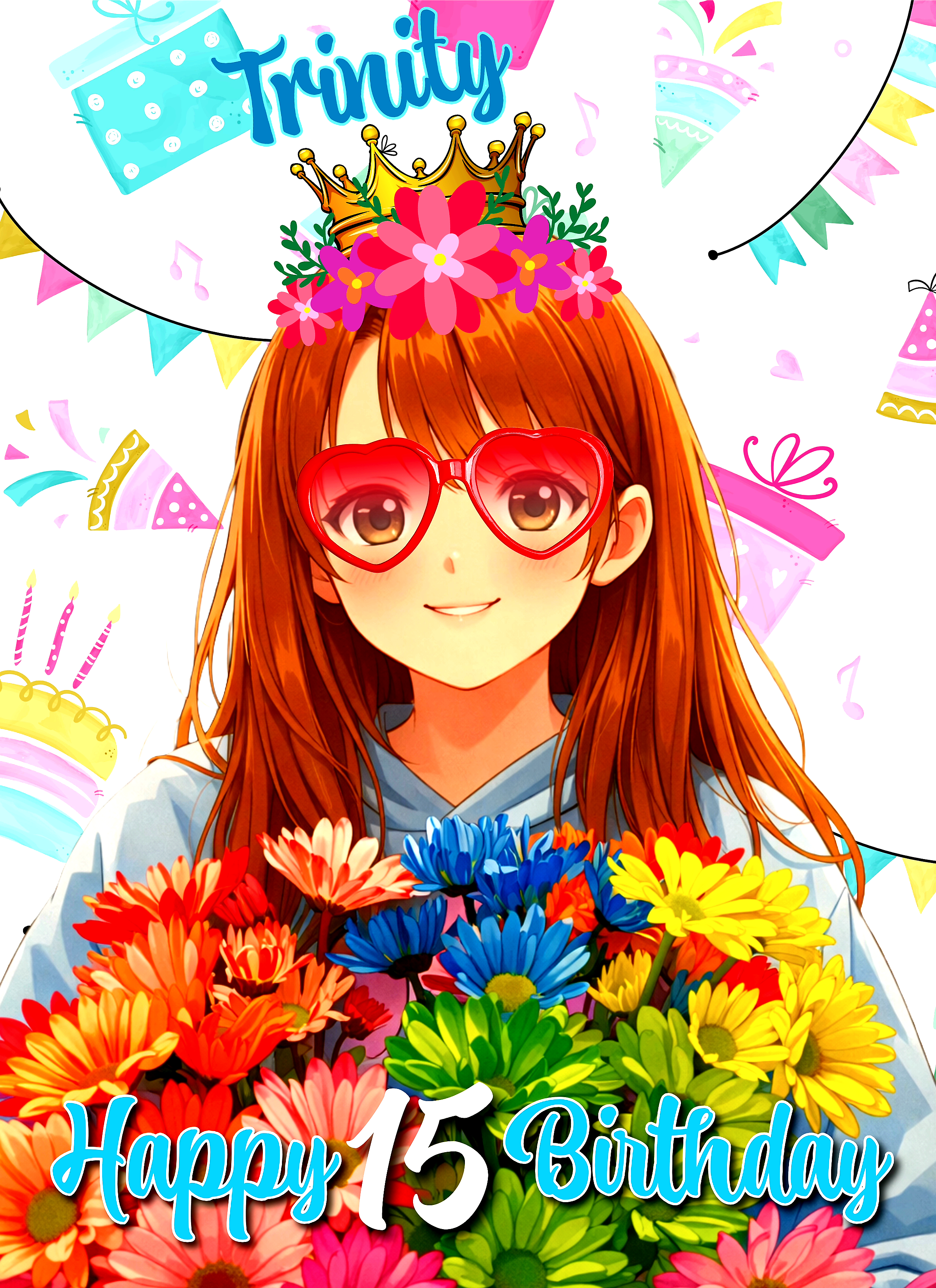 Custom birthday illustration