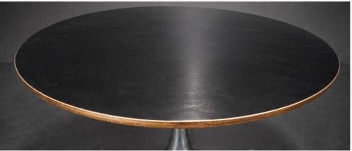 George Nelson for Herman Miller – Mid-Century Modern Round Low Pedestal Table, view 2
