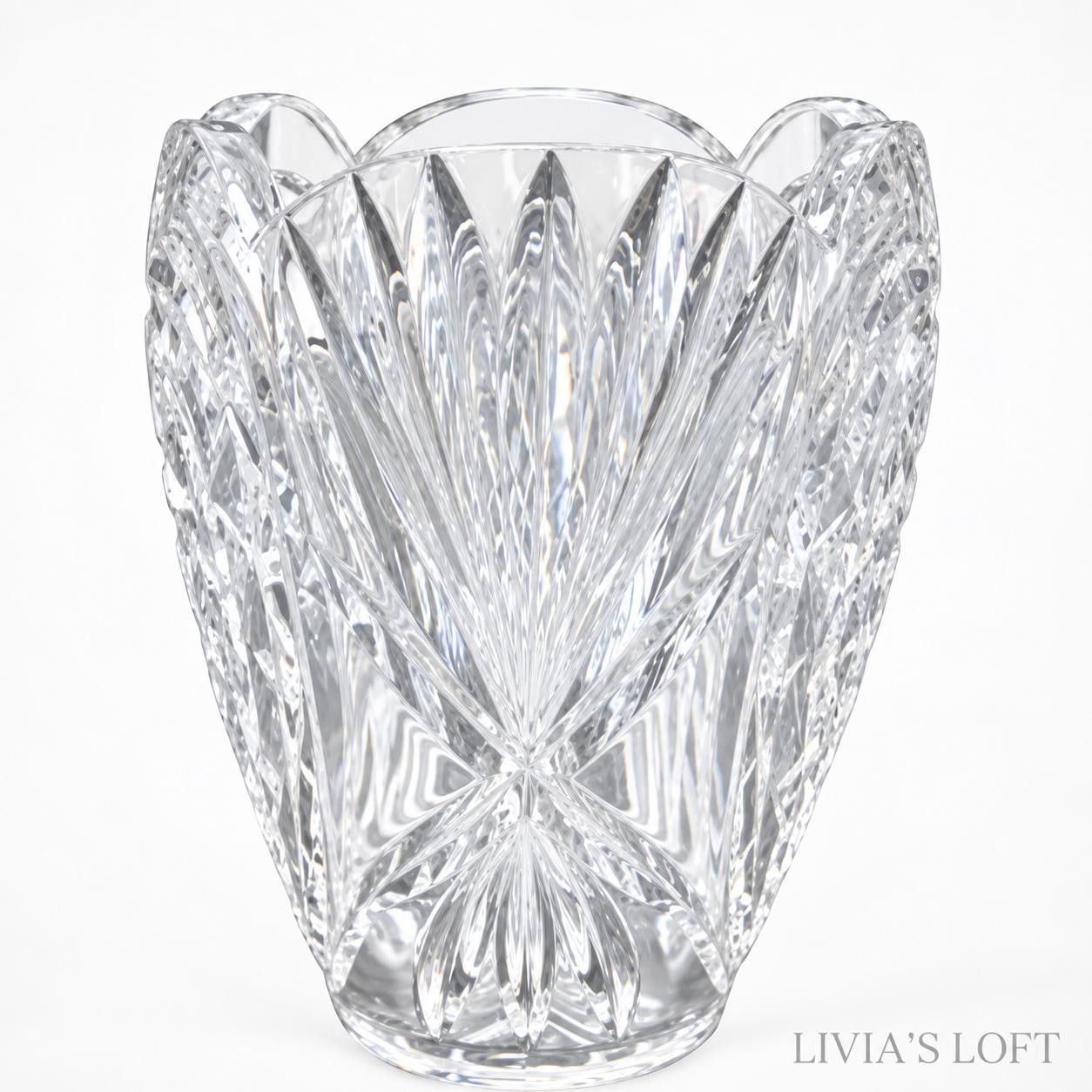 Waterford Crystal Heart Shaped Bowl, Vintage Cut Crystal Sweetheart Dish, Diamond Cut Trinket Bowl, Signed Ireland, Wedding Gift, view 4