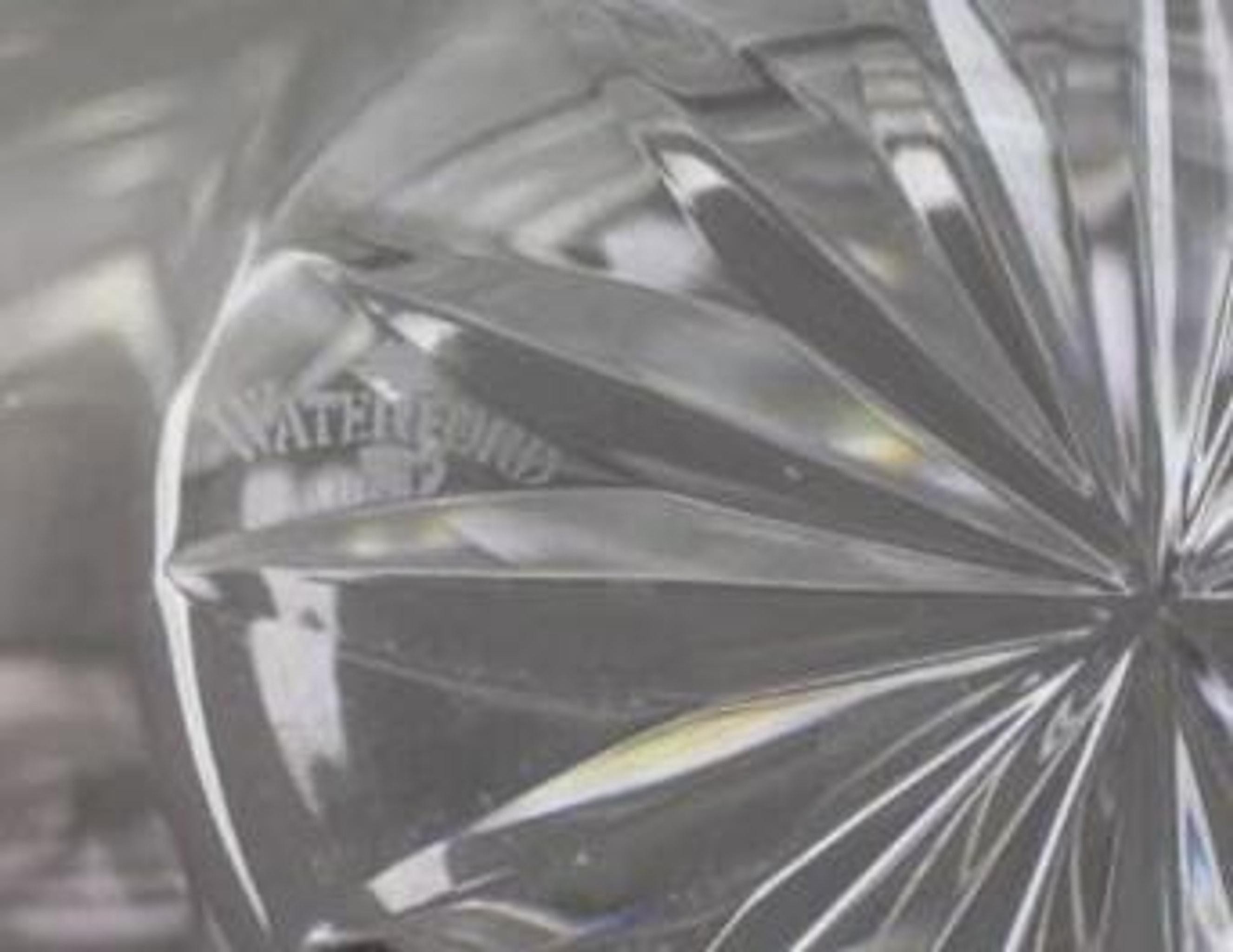 Waterford Crystal Heart Shaped Bowl, Vintage Cut Crystal Sweetheart Dish, Diamond Cut Trinket Bowl, Signed Ireland, Wedding Gift, view 6