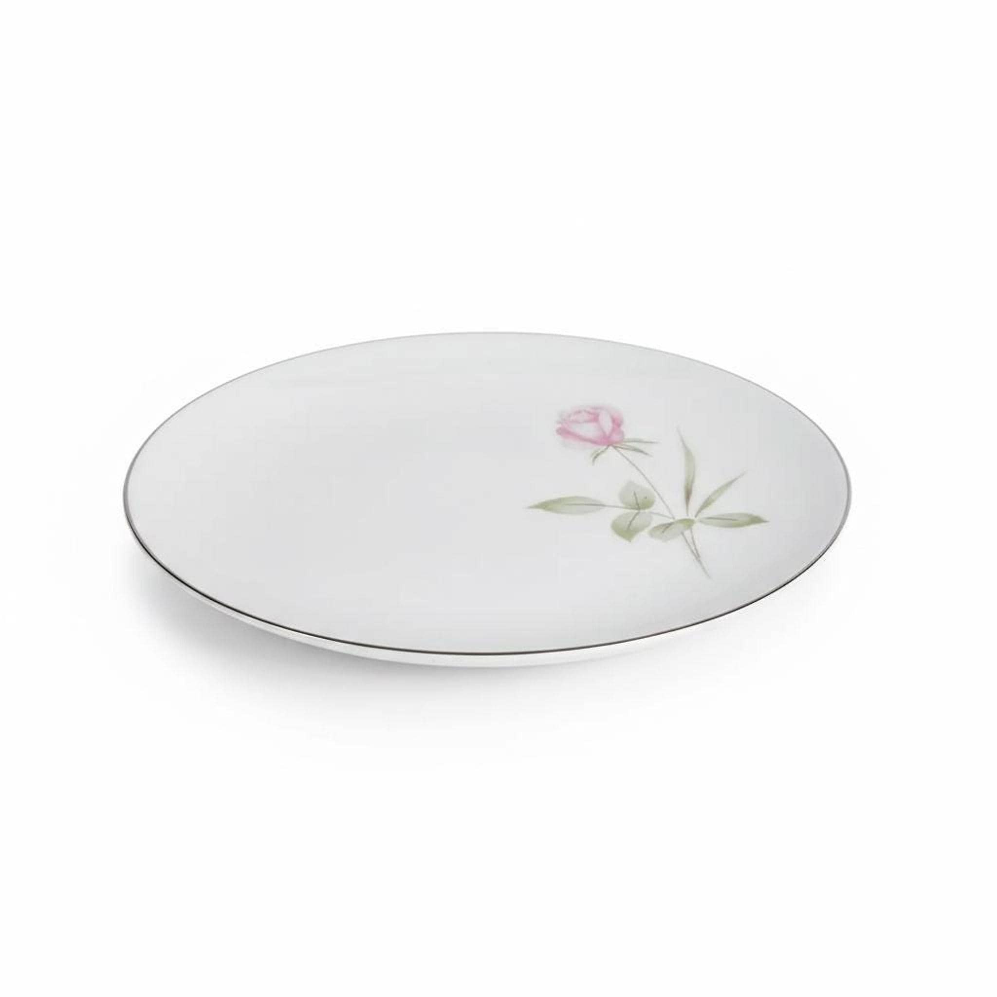 Mikasa Dinner Plate, Roxane Fine China with Platinum Rim, view 2