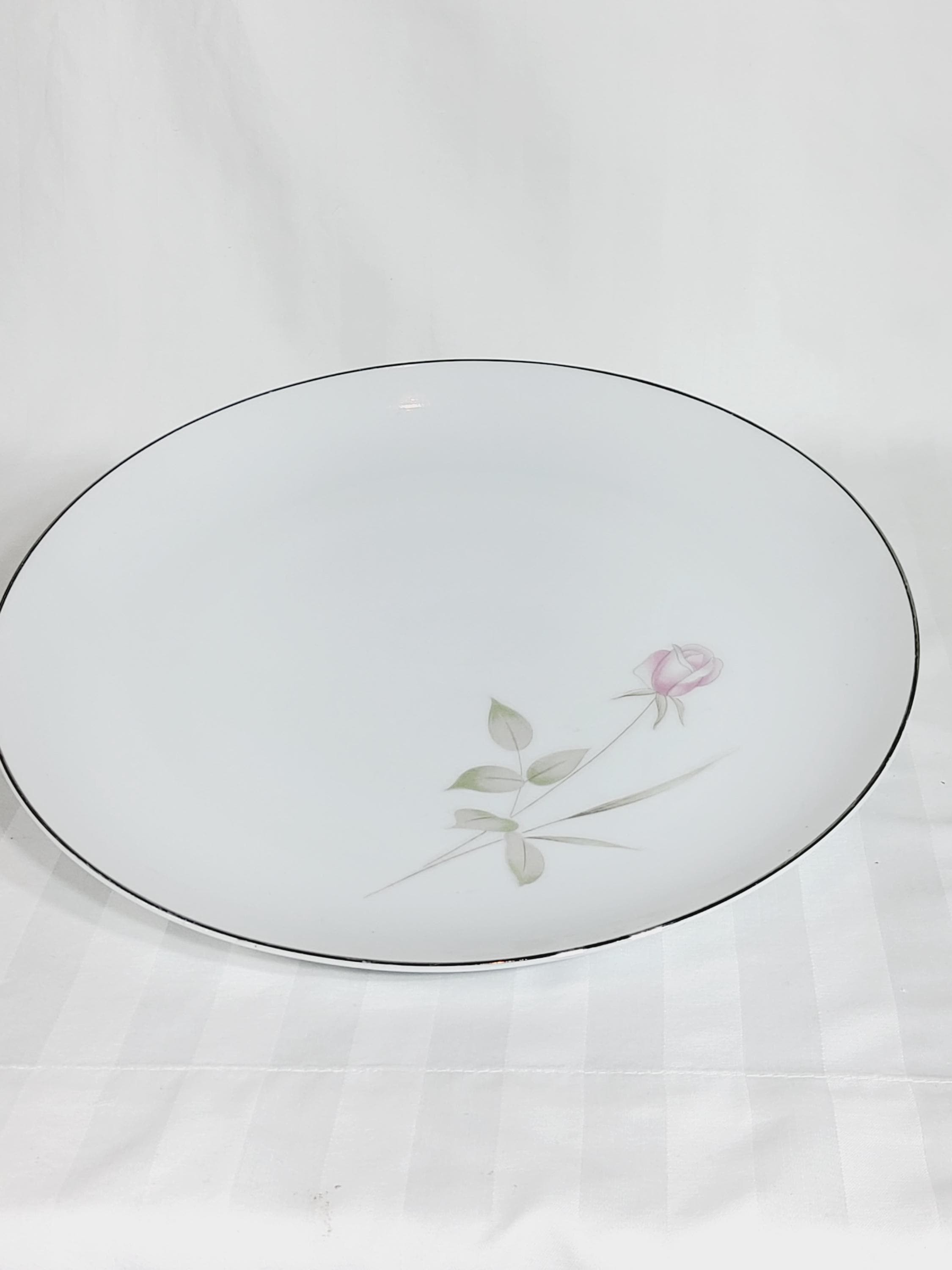 Mikasa Bread Plate, Roxane Fine China with Platinum Rim, view 2
