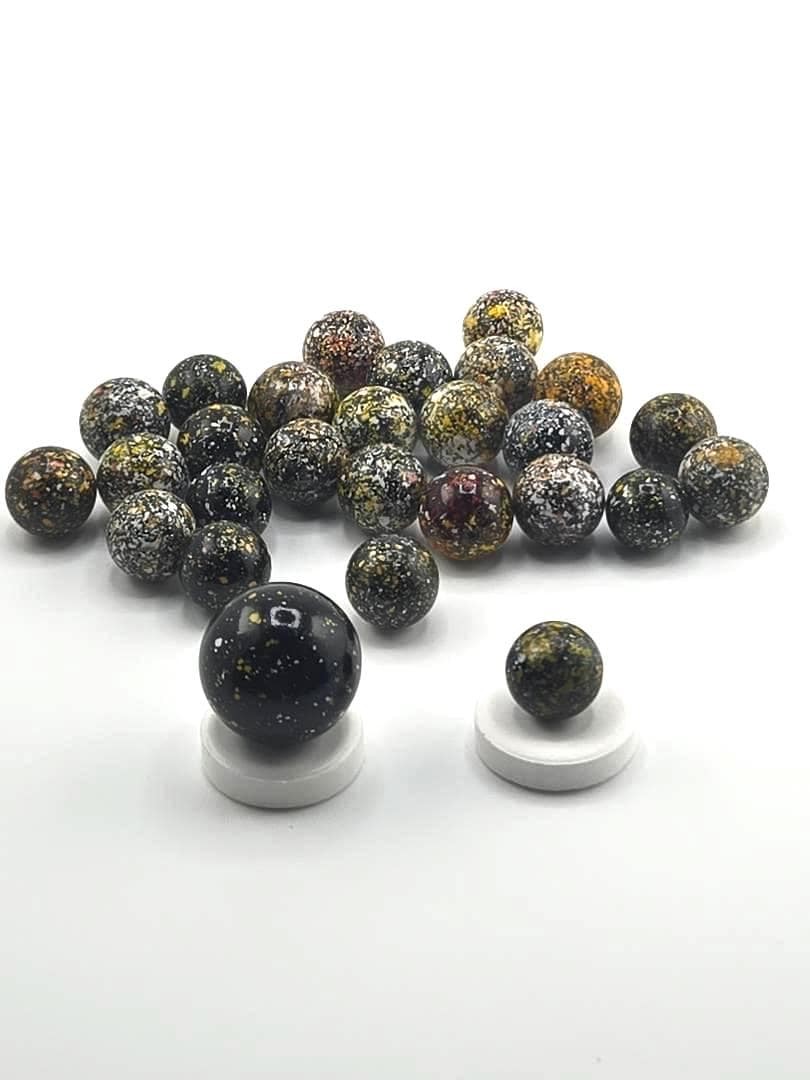 Galaxy Glass Marbles Set | Vintage Style Cosmic Speckled 27 Piece