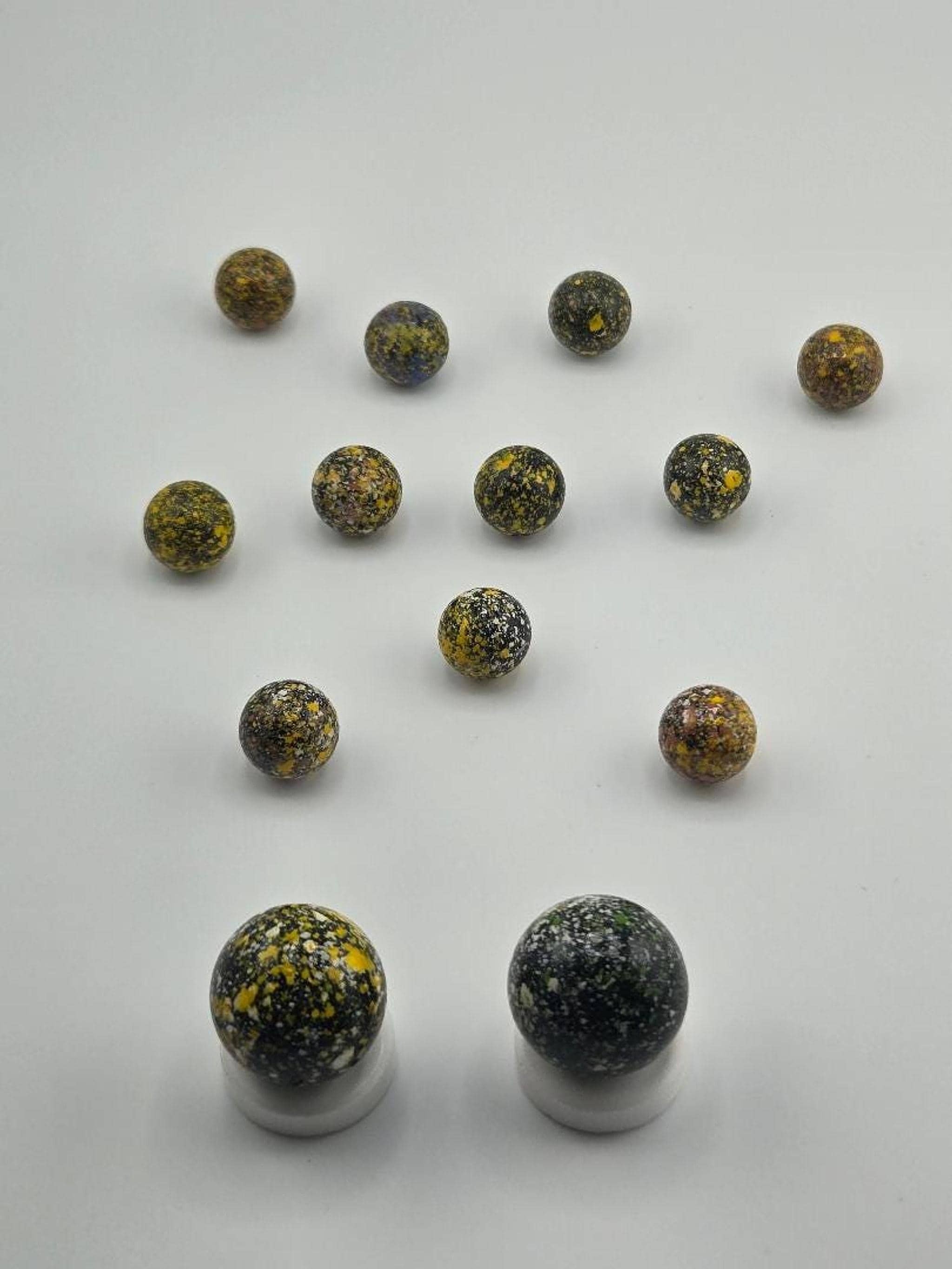 Galaxy Marbles Set, Cosmic Glass with Speckled Design, view 2