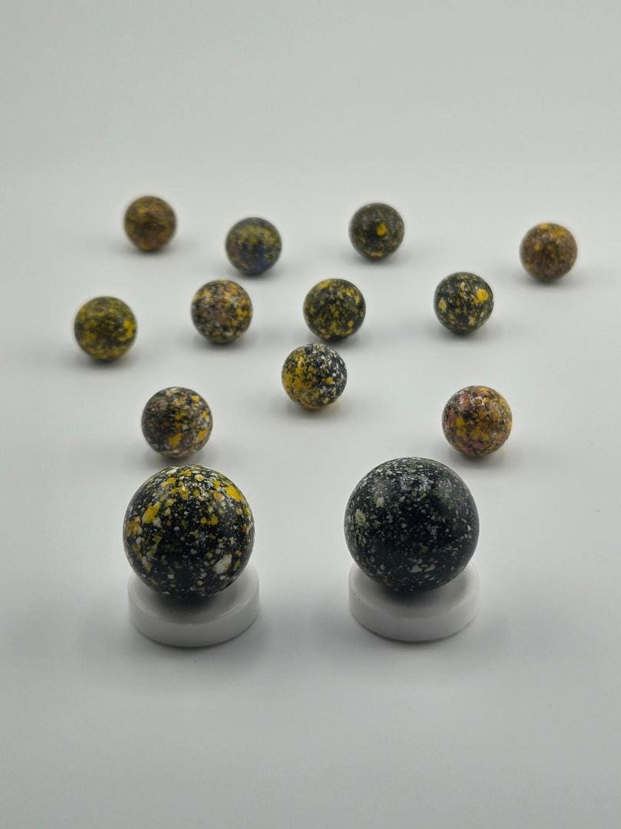 Galaxy Marbles Set, Cosmic Glass with Speckled Design, view 4