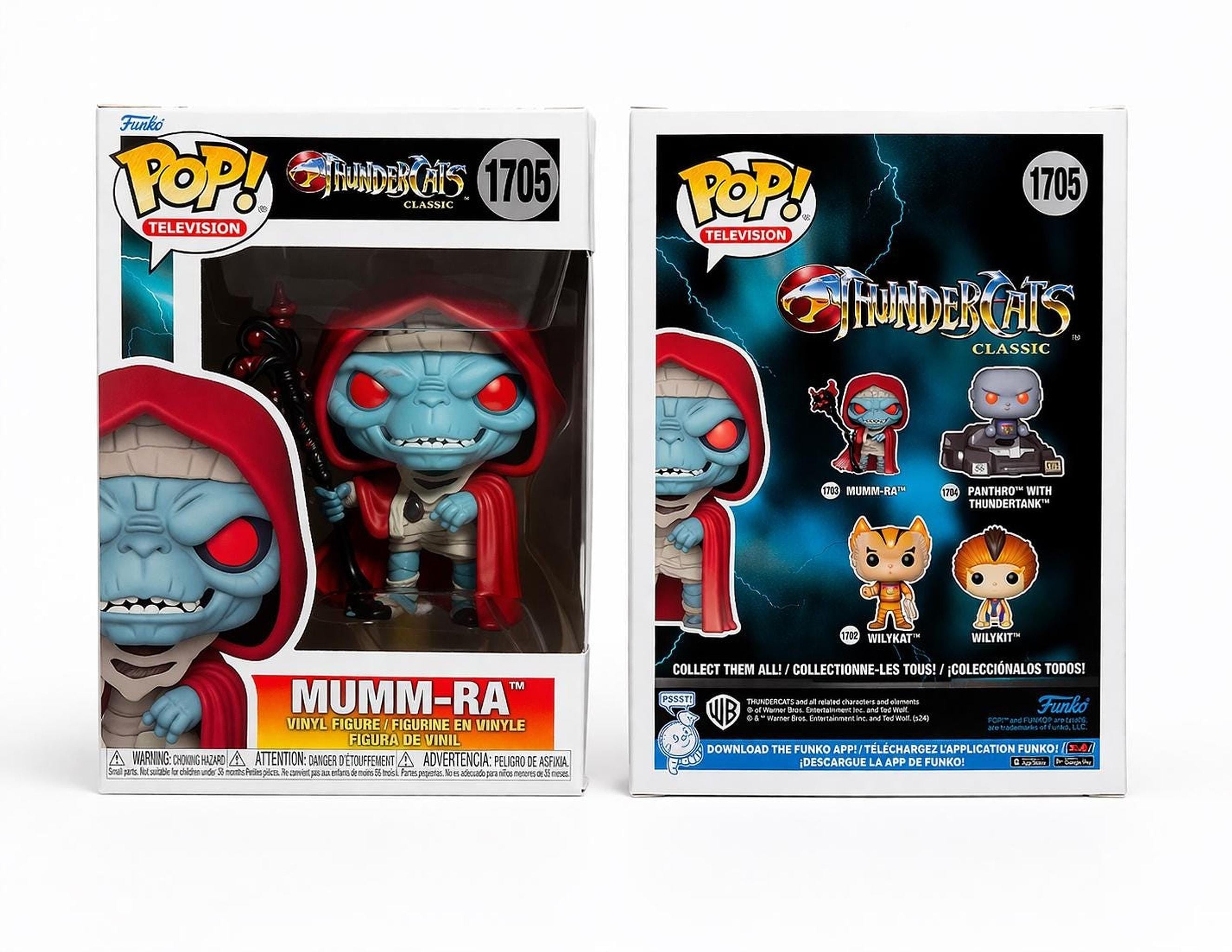 Mumm Ra Funko Pop 1705, Thundercats Vinyl Figure with Original Box