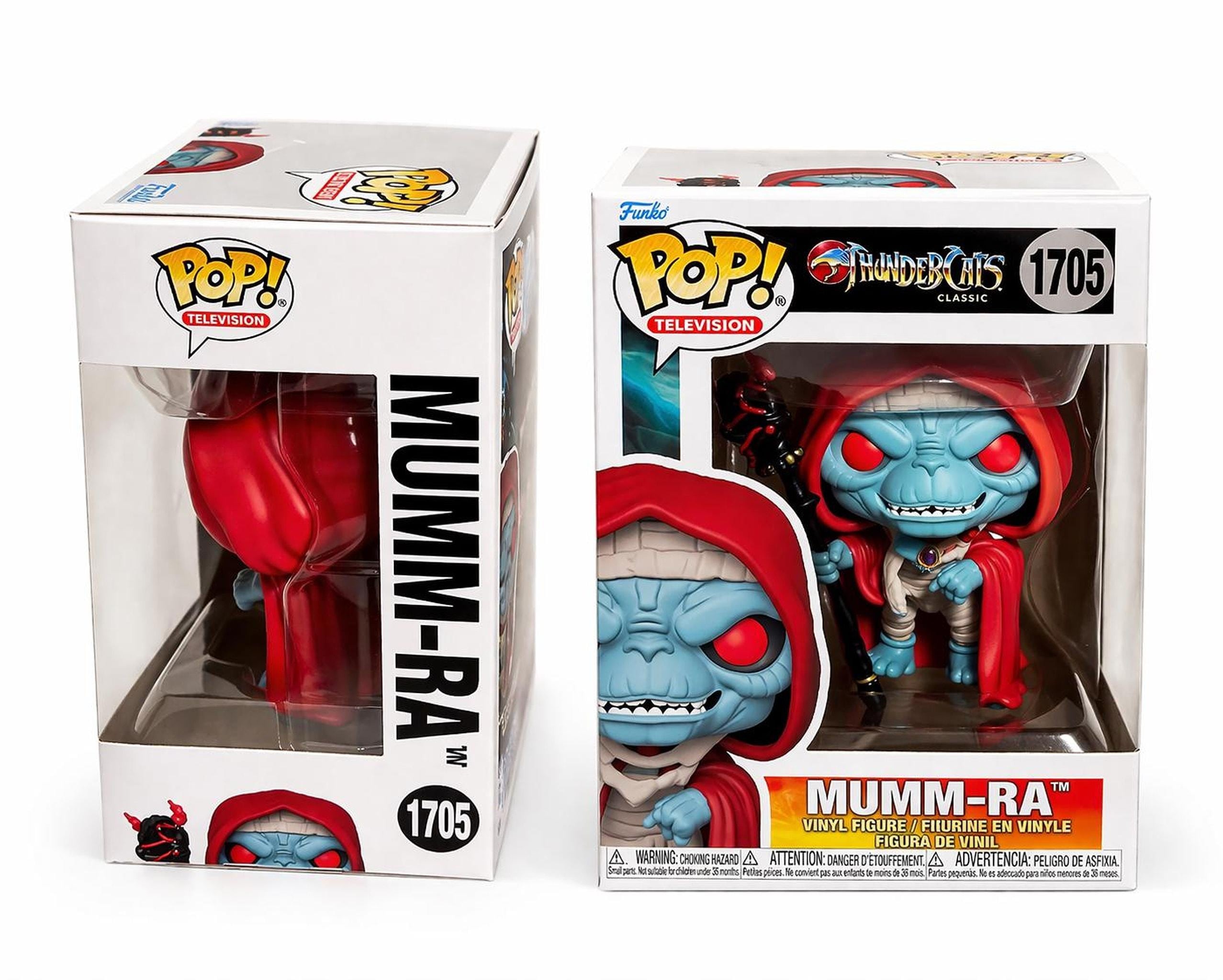 Mumm Ra Funko Pop 1705, Thundercats Vinyl Figure with Original Box, view 2