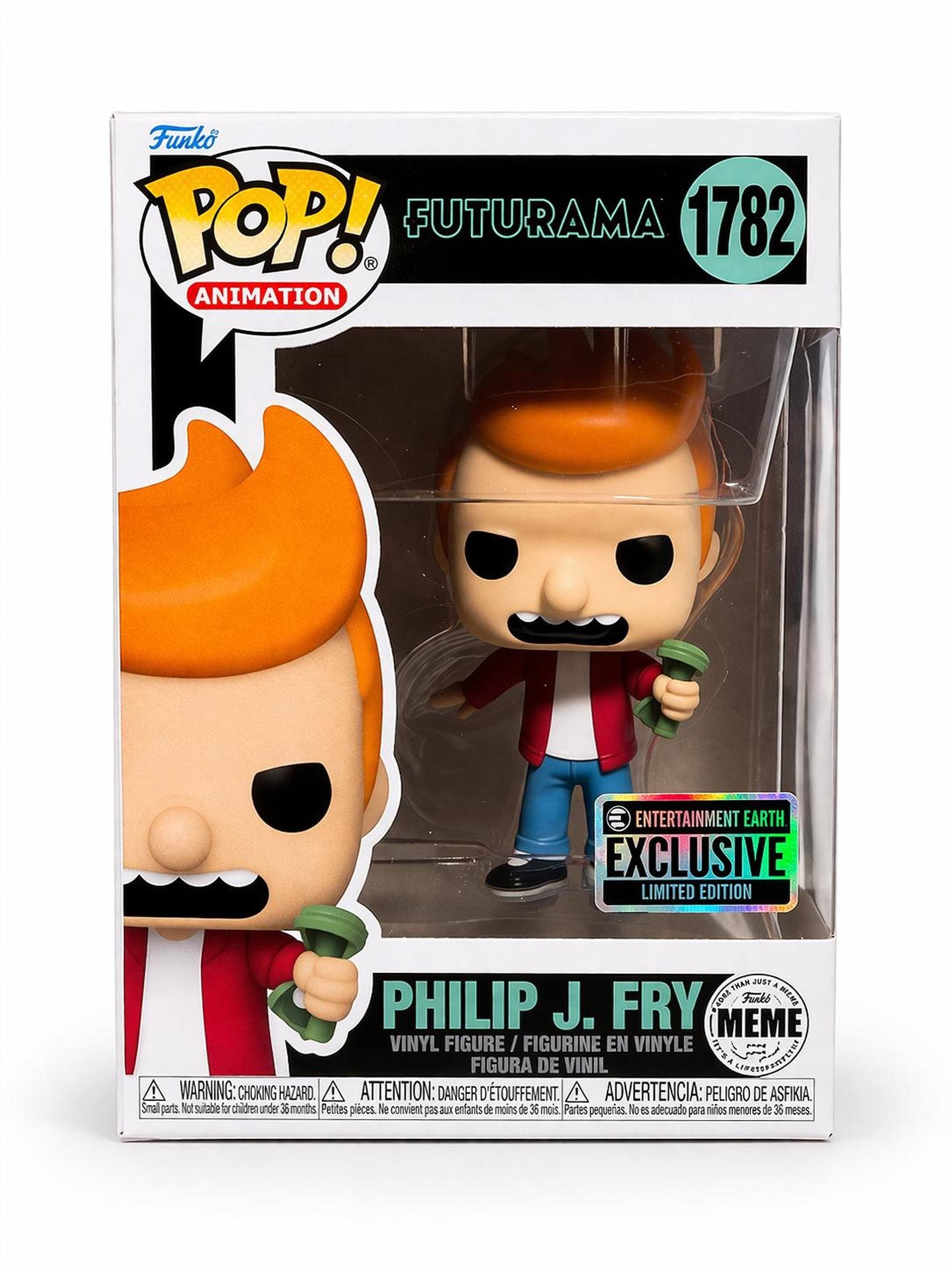 Futurama Funko Pop 1782 Philip J. Fry, Limited Edition Meme Figure, view 2