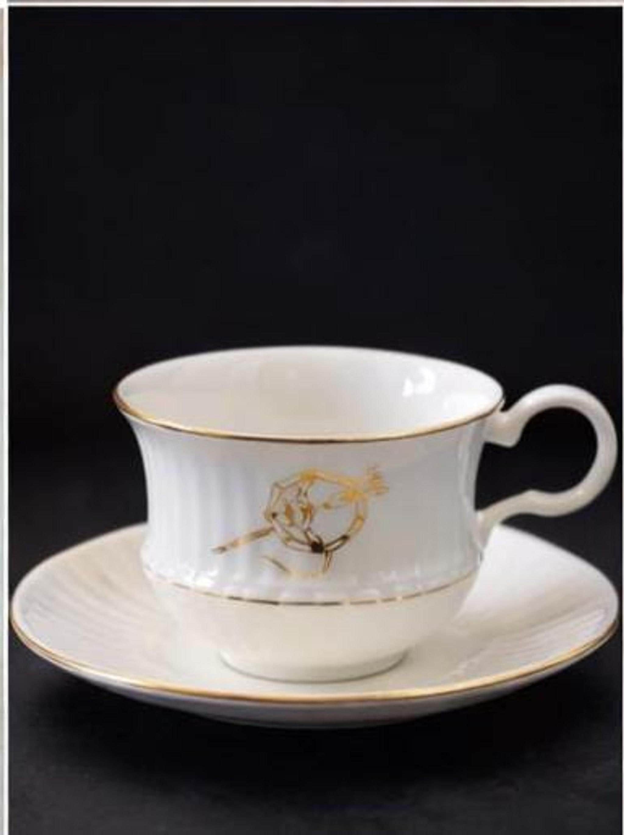 Vintage Tea Set, Royal Tara Fine Bone China with Gold Rim from Ireland, view 5