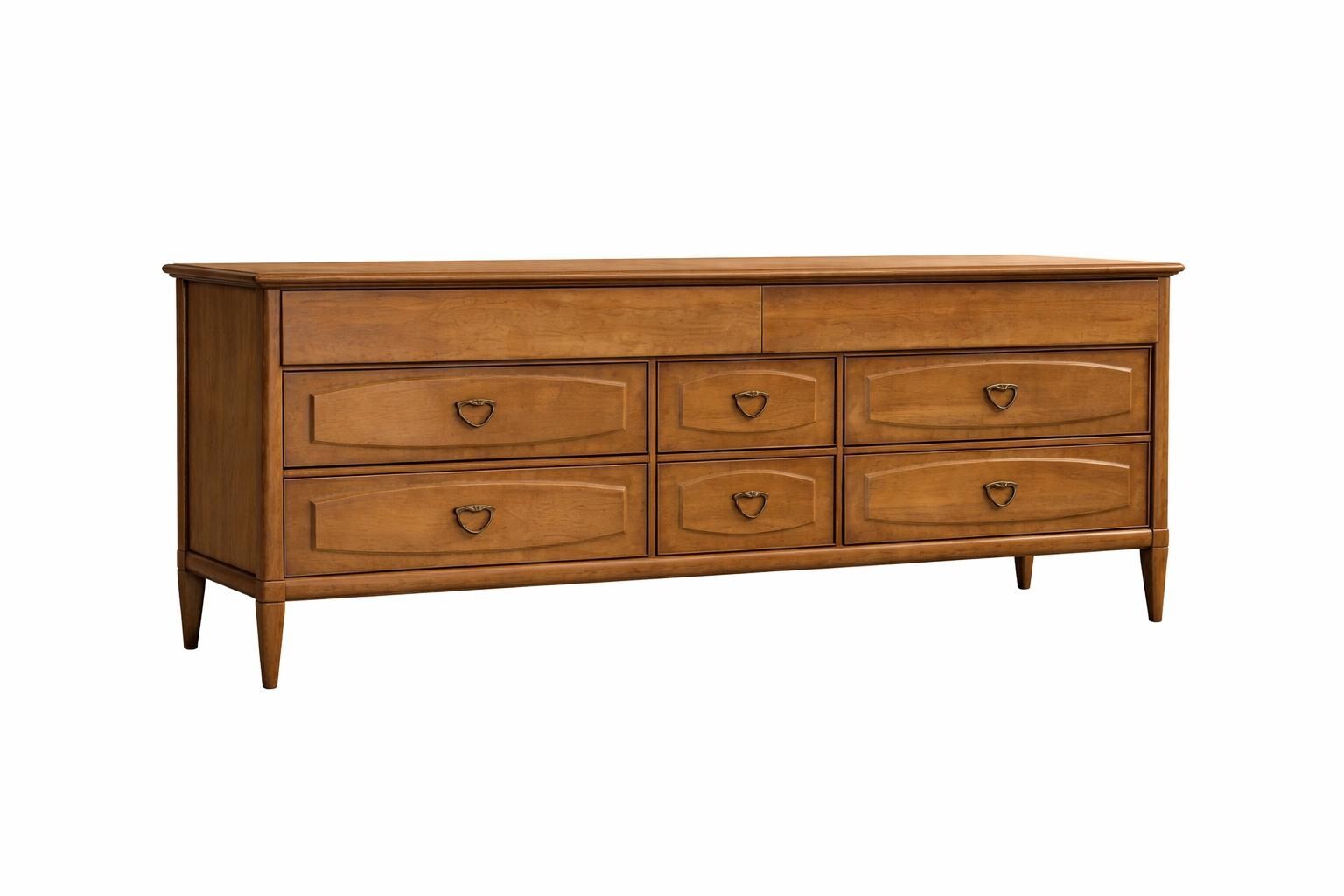 SOLD******Heywood Wakefield Bedroom Set Wheat Finish, view 6