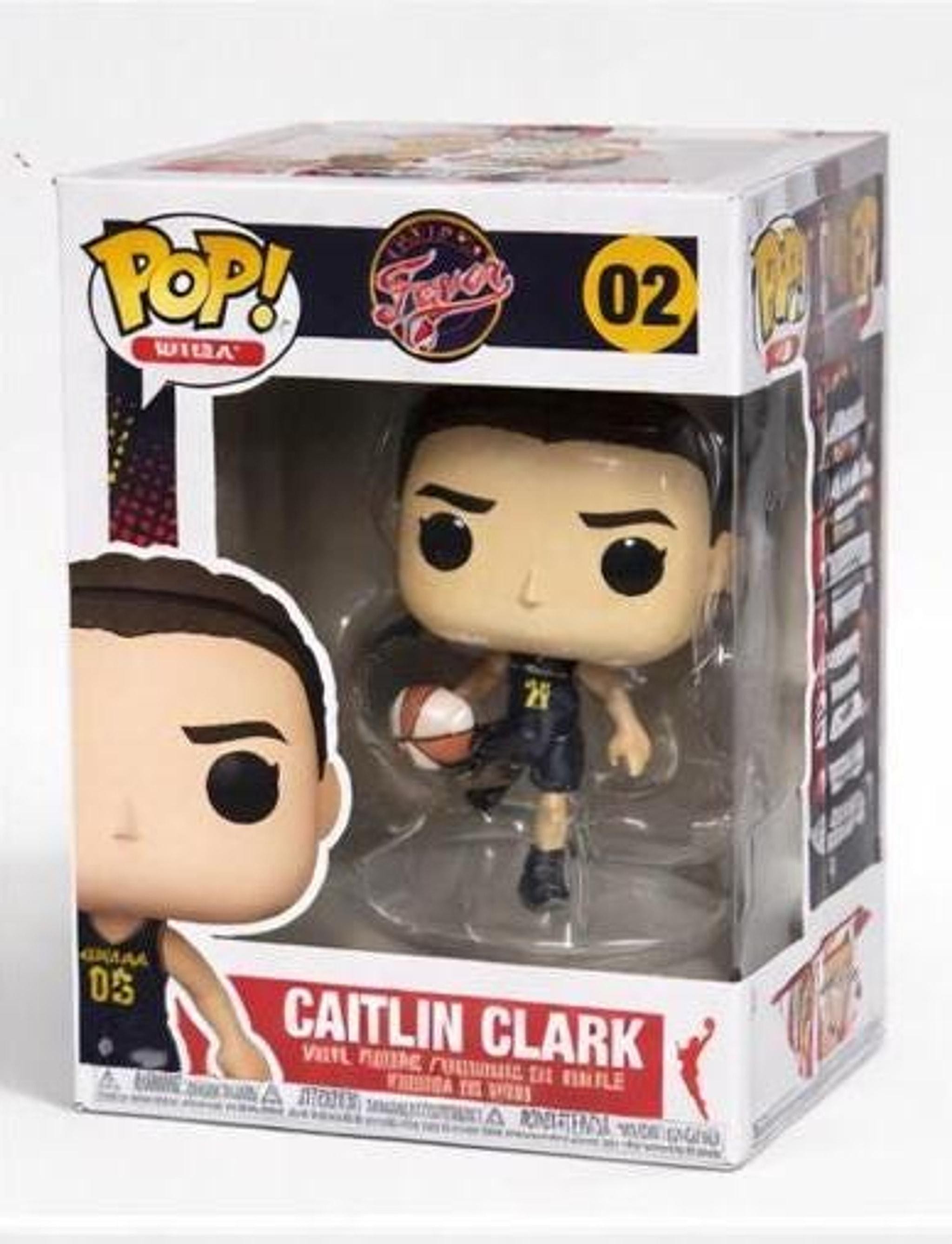 Caitlin Clark Funko Pop WNBA Figure #02 in Indiana Fever Uniform, view 3