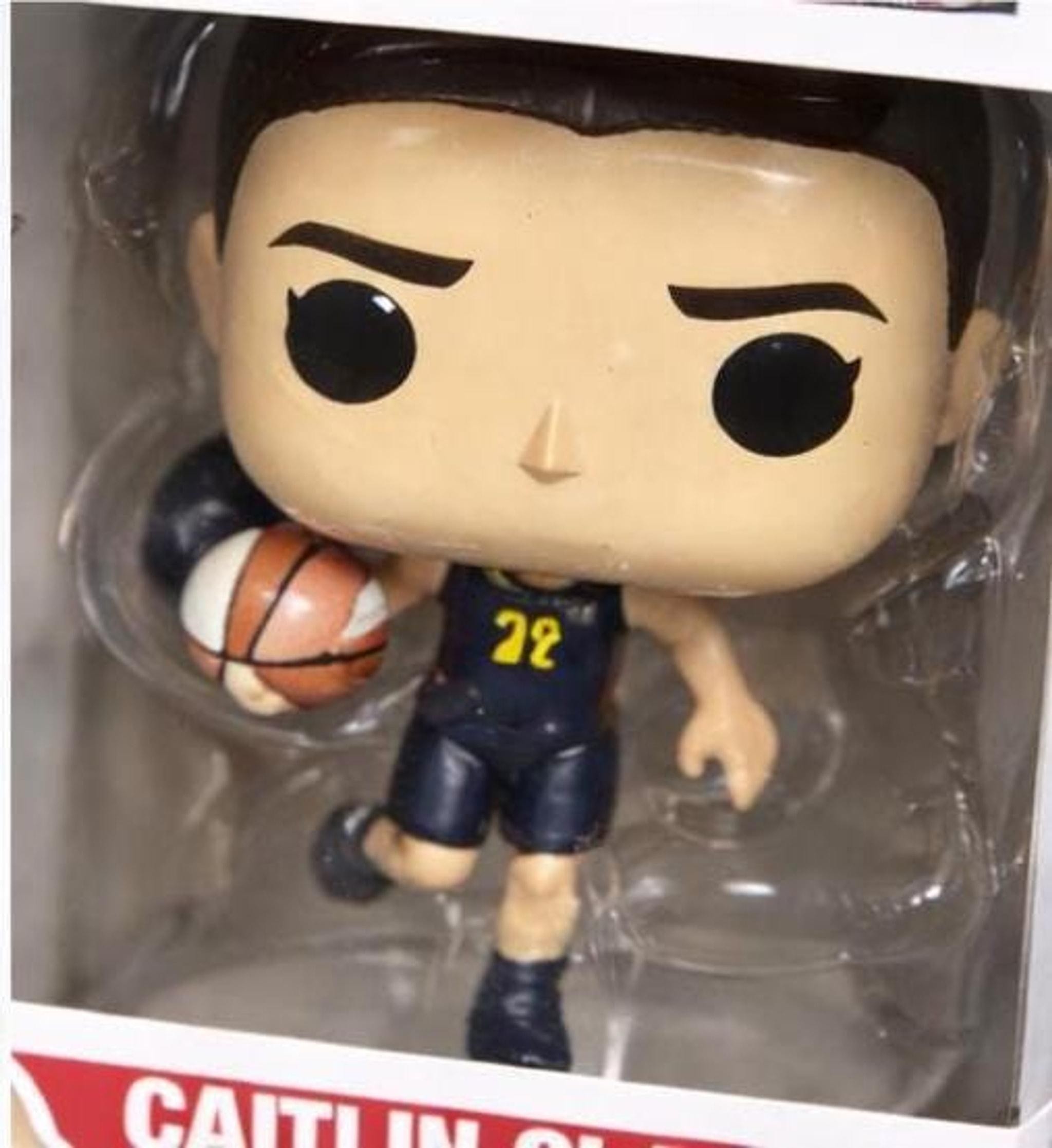 Caitlin Clark Funko Pop WNBA Figure #02 in Indiana Fever Uniform, view 6
