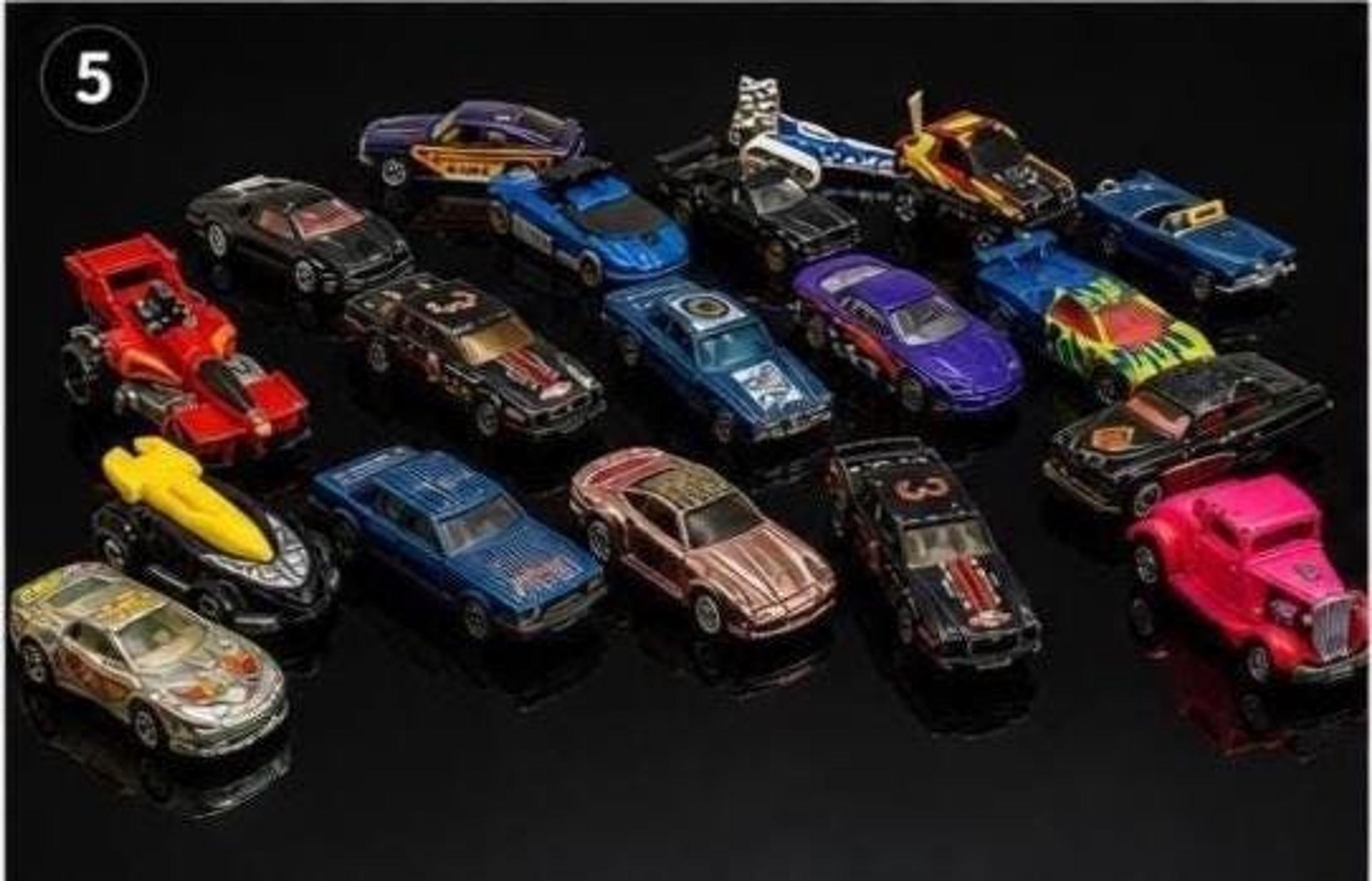Vintage Diecast Car Lot, Mixed Collection of Hot Wheels & Matchbox Vehicles, view 2